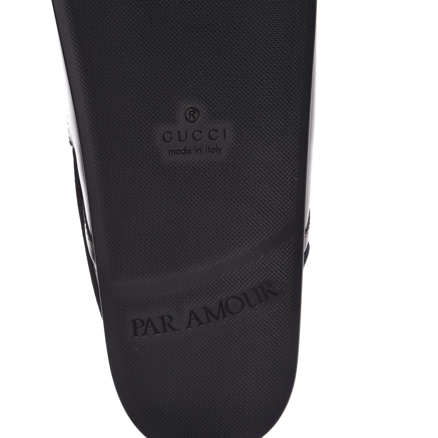 gucci river horsebit slide