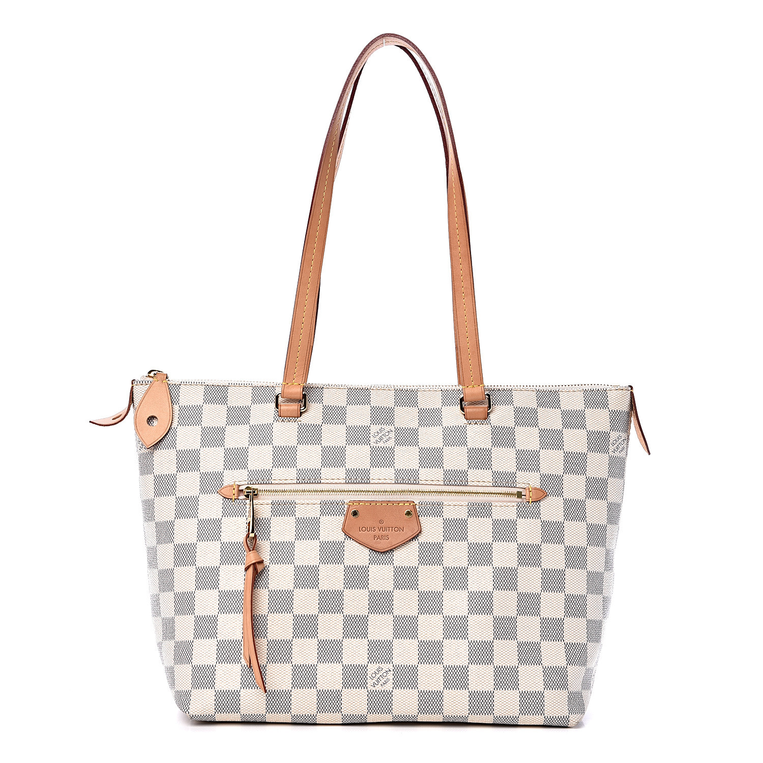 Louis Vuitton Tote Iena Damier Azur MM White/Blue - GB