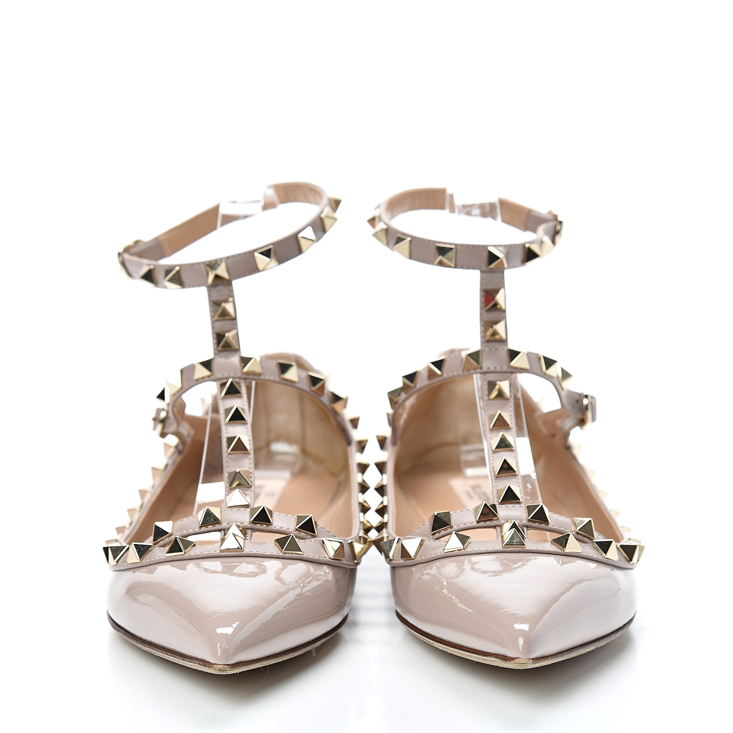 valentino flats poudre