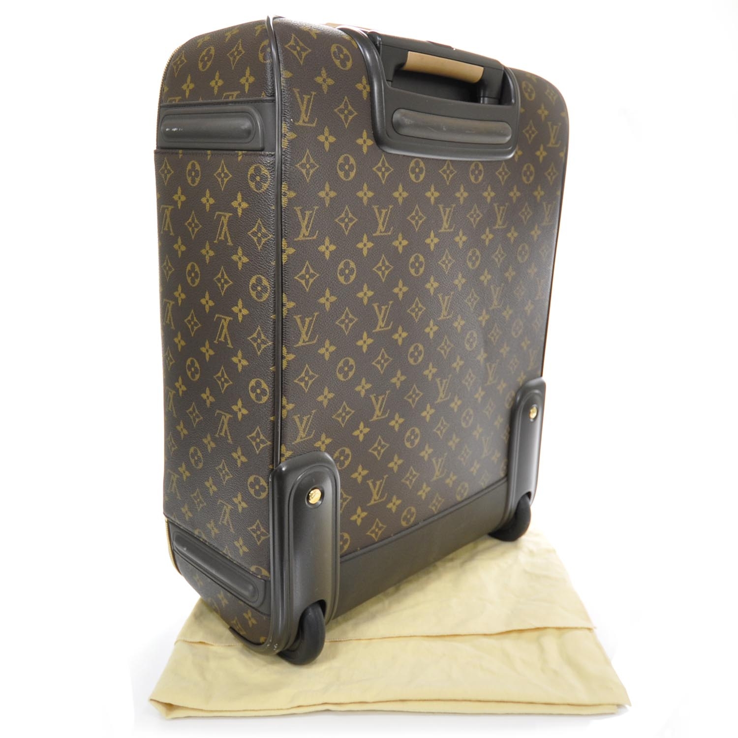 LOUIS VUITTON Monogram Pegase 55 Rolling Luggage w Travel Cover 22364