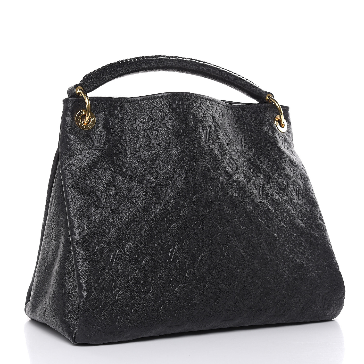 Louis Vuitton Artsy MM Empreinte Monogram Shoulder Bag Noir Black-US