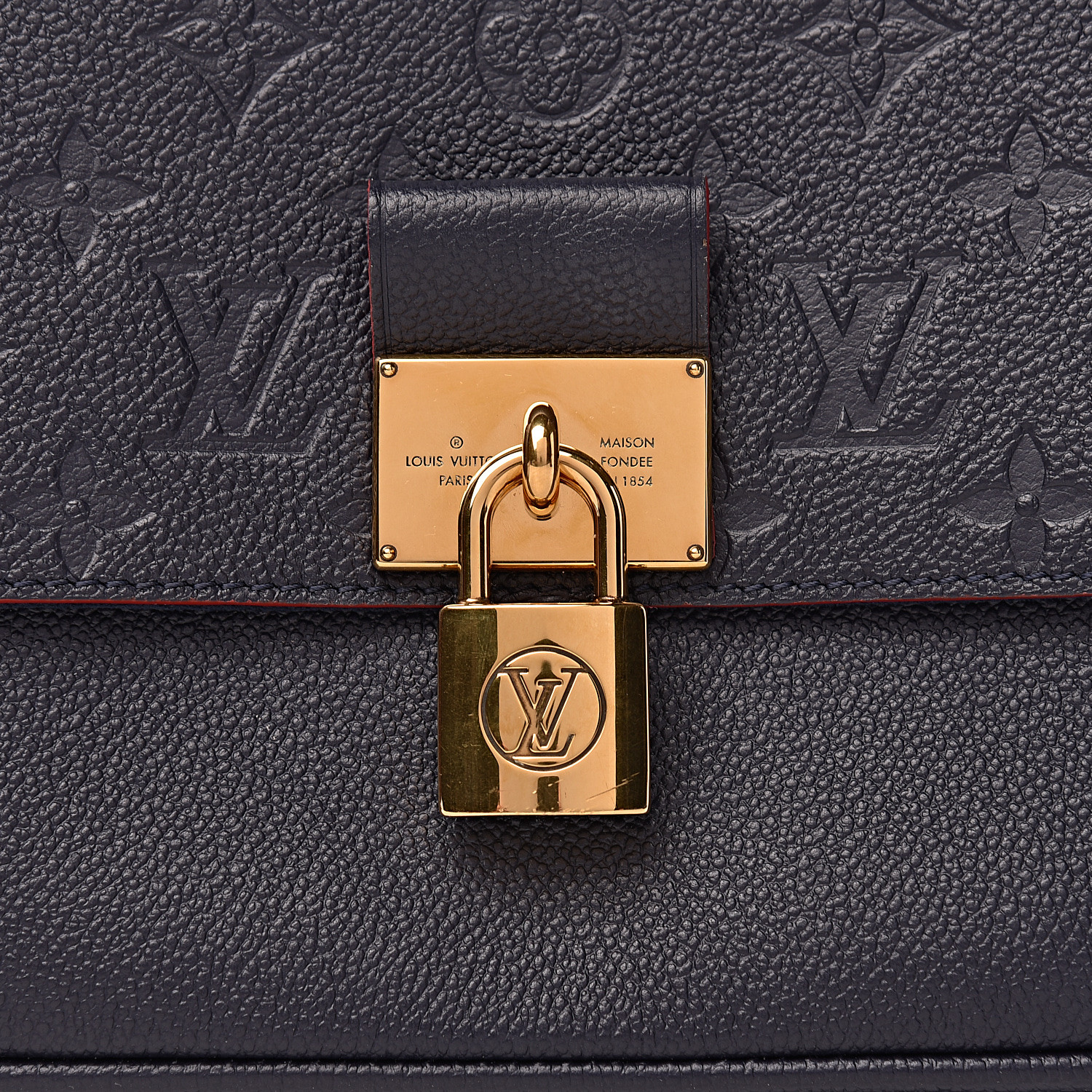 LOUIS VUITTON Empreinte Marignan Marine Rouge 474778