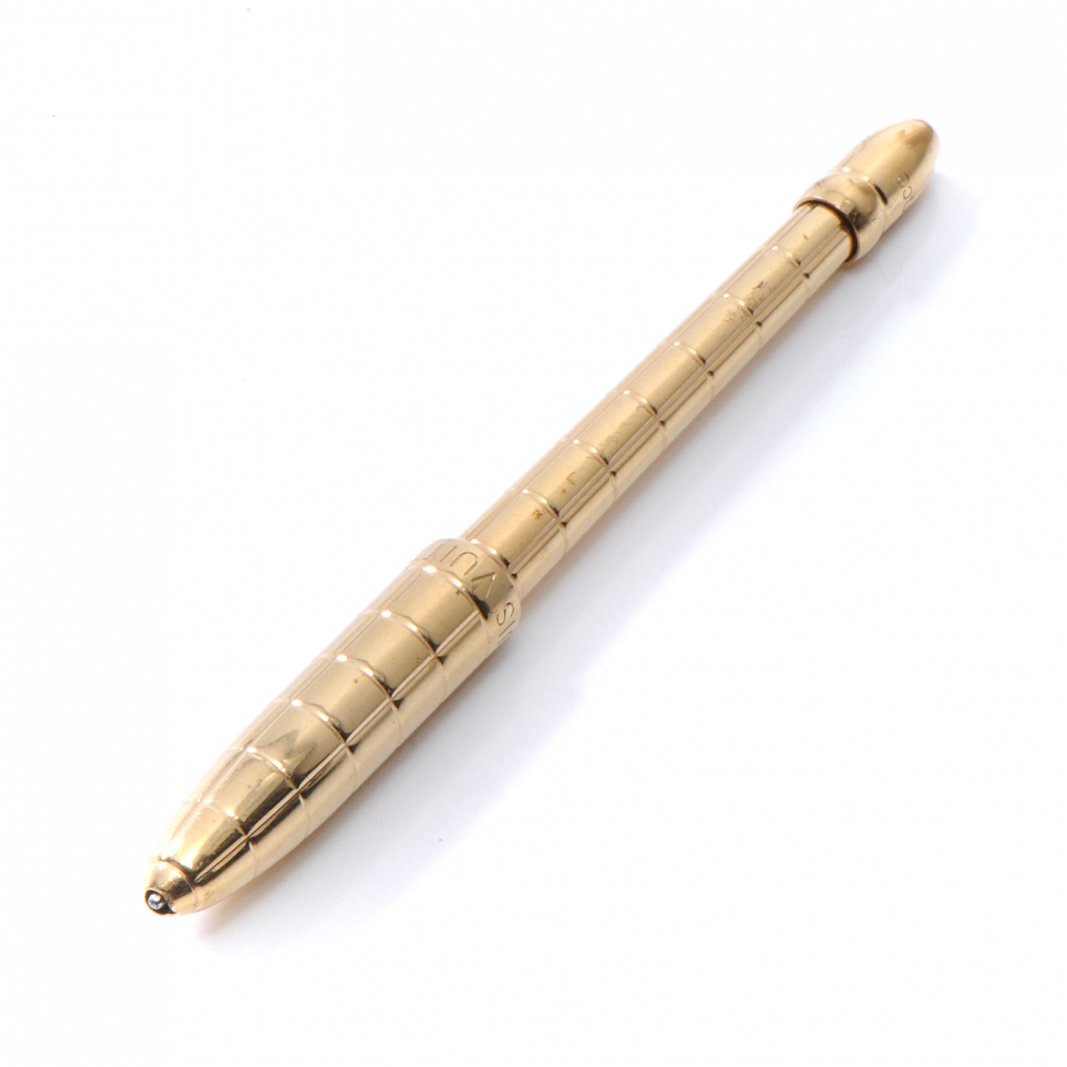 LOUIS VUITTON Agenda Ballpoint Pen Gold 50016
