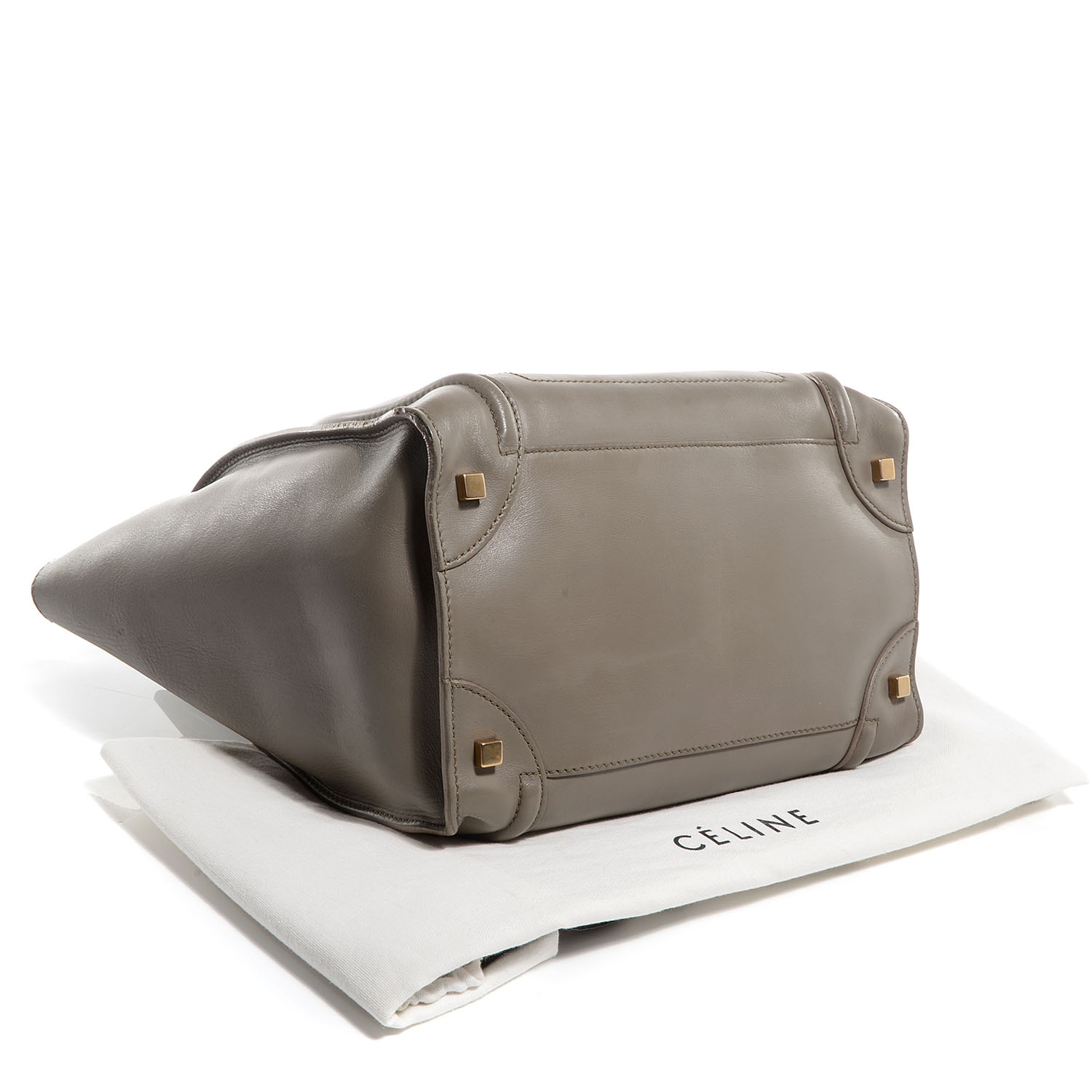 celine mini luggage souris
