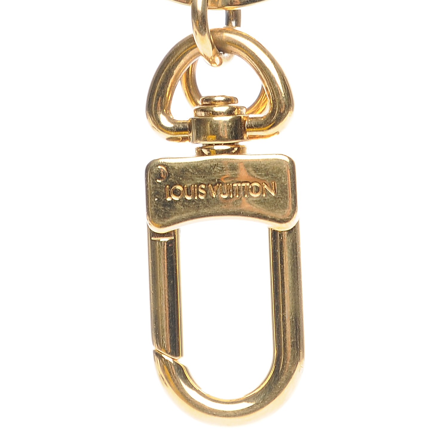 LOUIS VUITTON Pochette Extender Key Ring Gold 221215