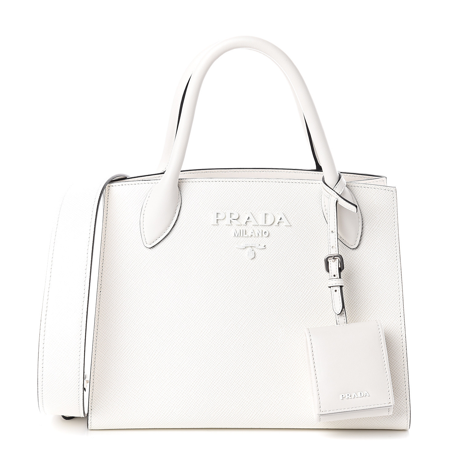 prada white saffiano