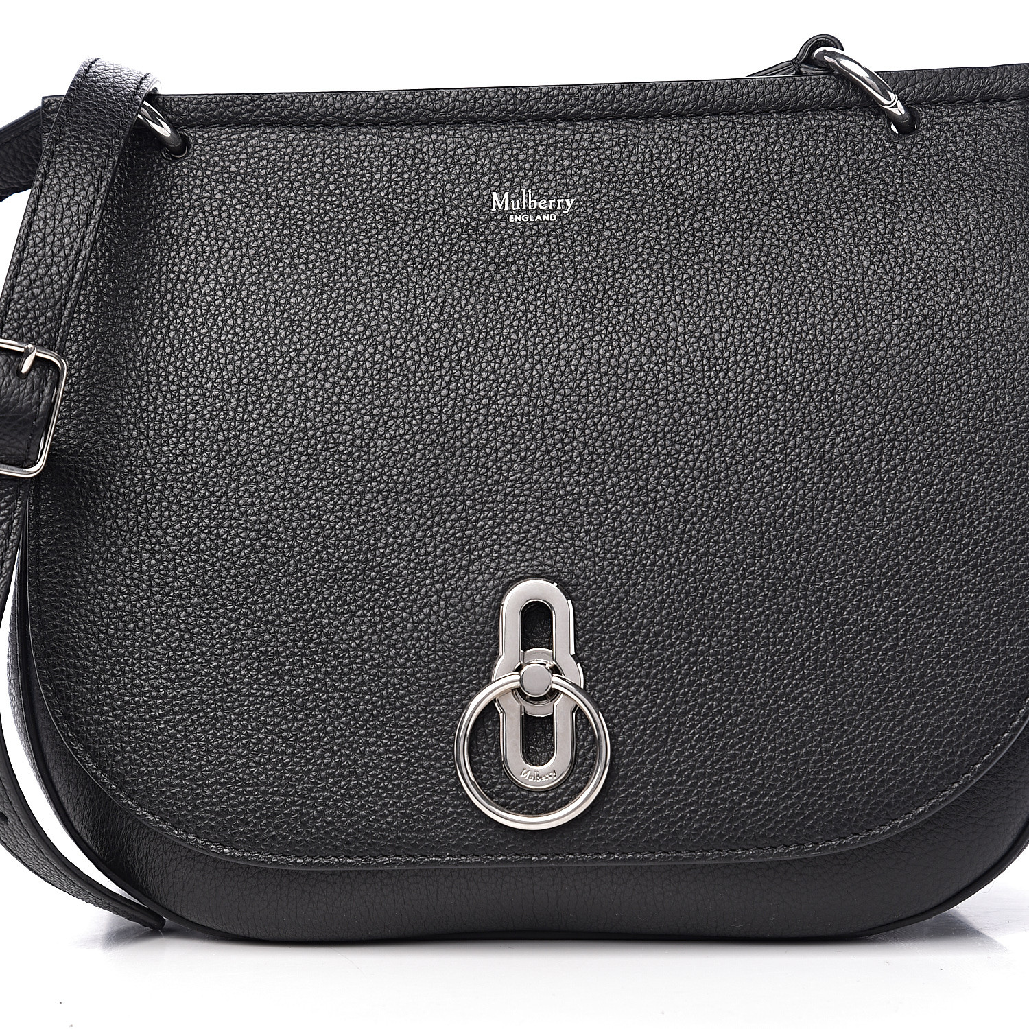 mulberry black small classic grain