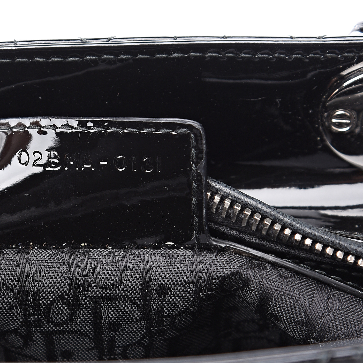 Get Lady Dior Black Patent Medium Pics