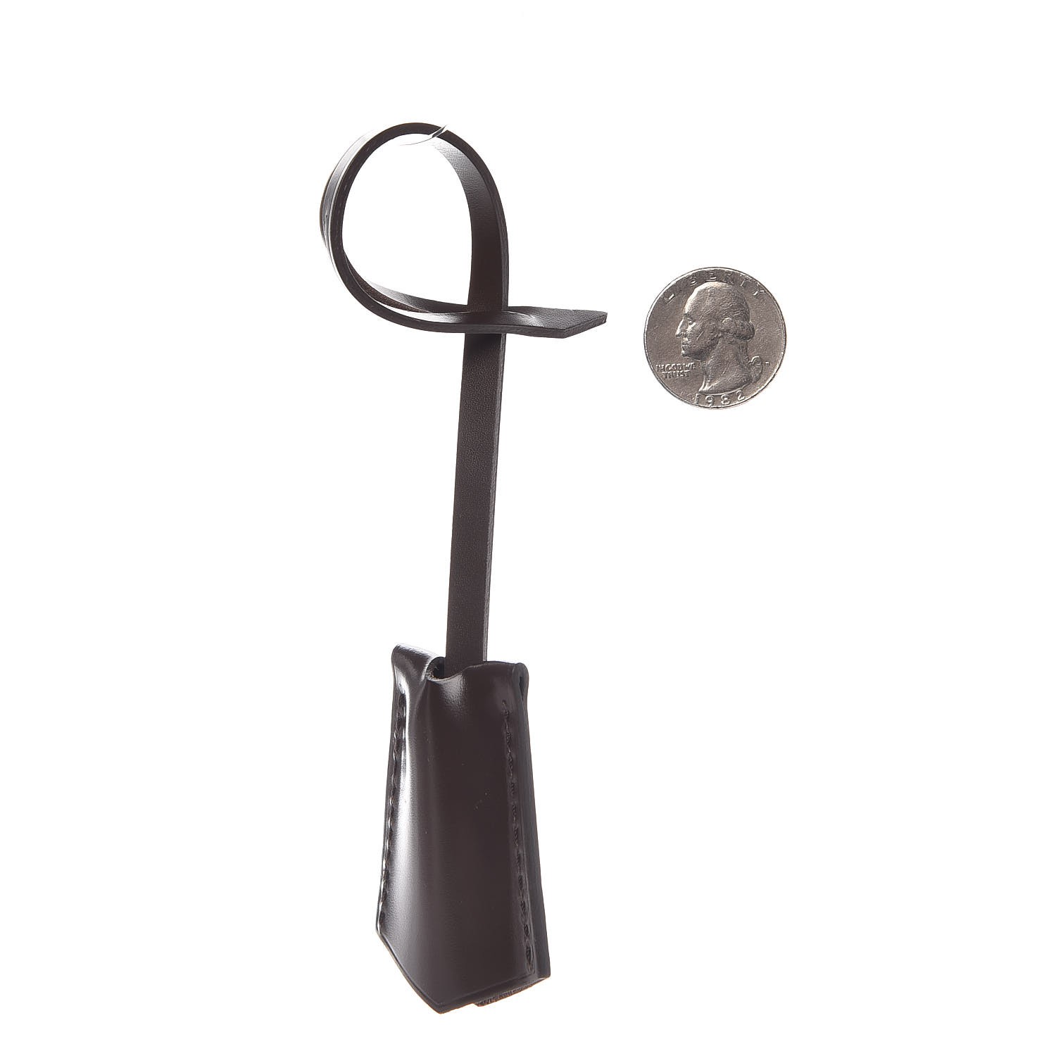 LOUIS VUITTON Calfskin Clochette Key Bell Holder Ebene 309774