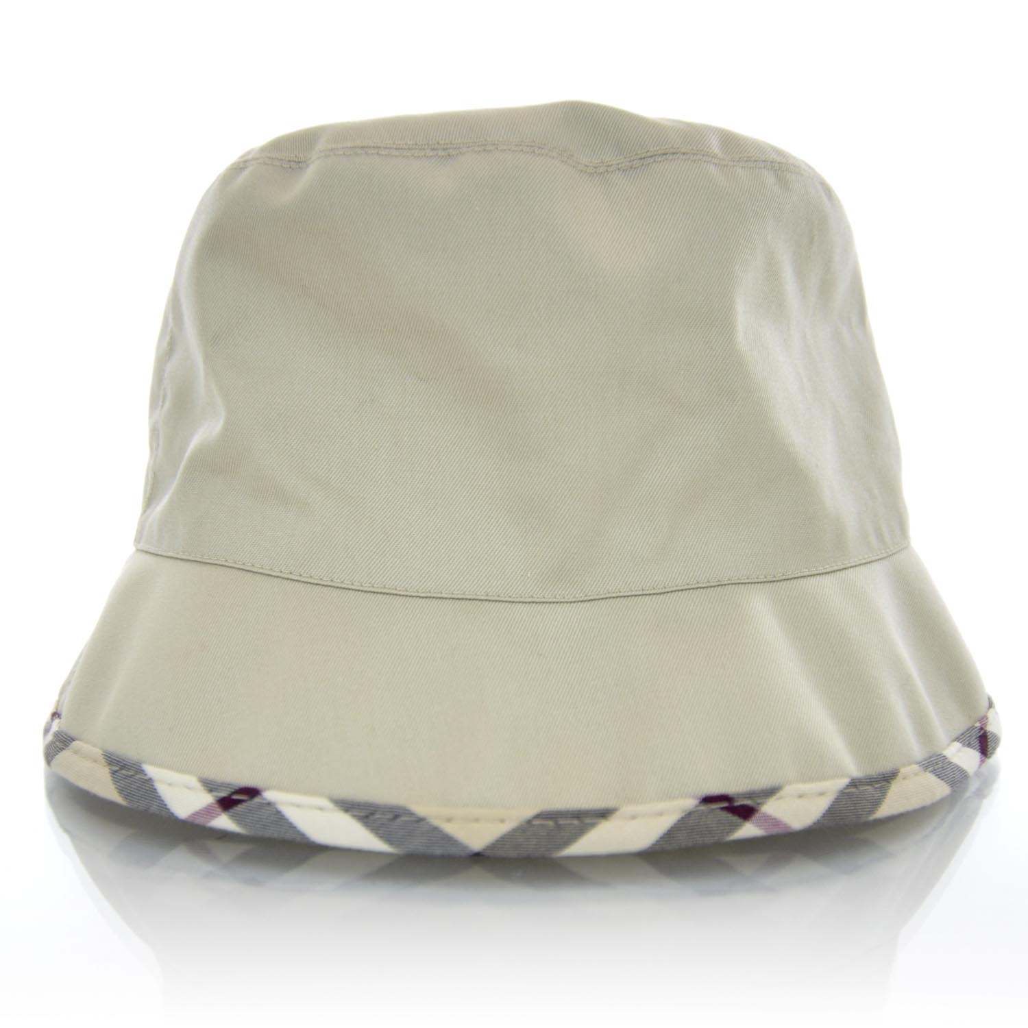 burberry check bucket hat