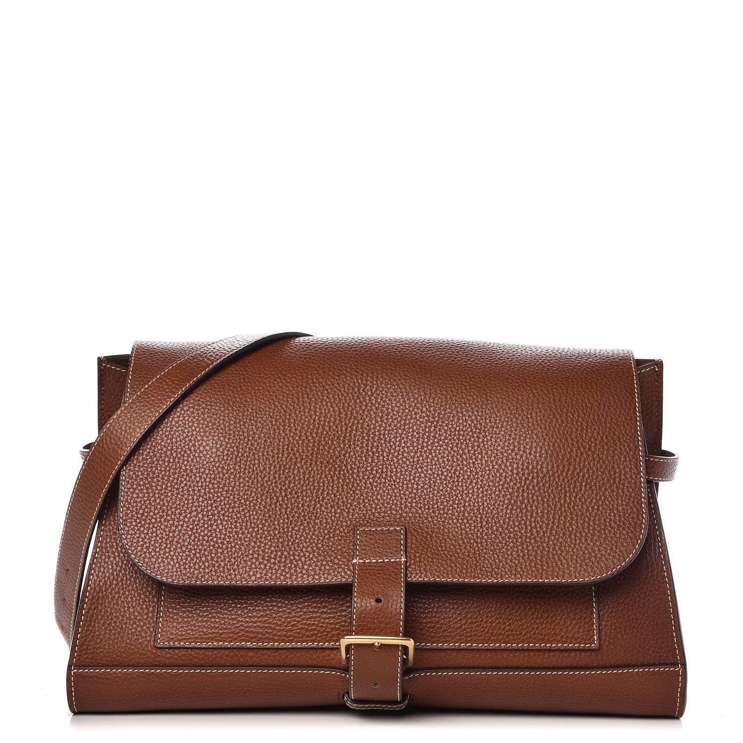 MULBERRY Natural Leather Small Chiltern Satchel Oak 299170