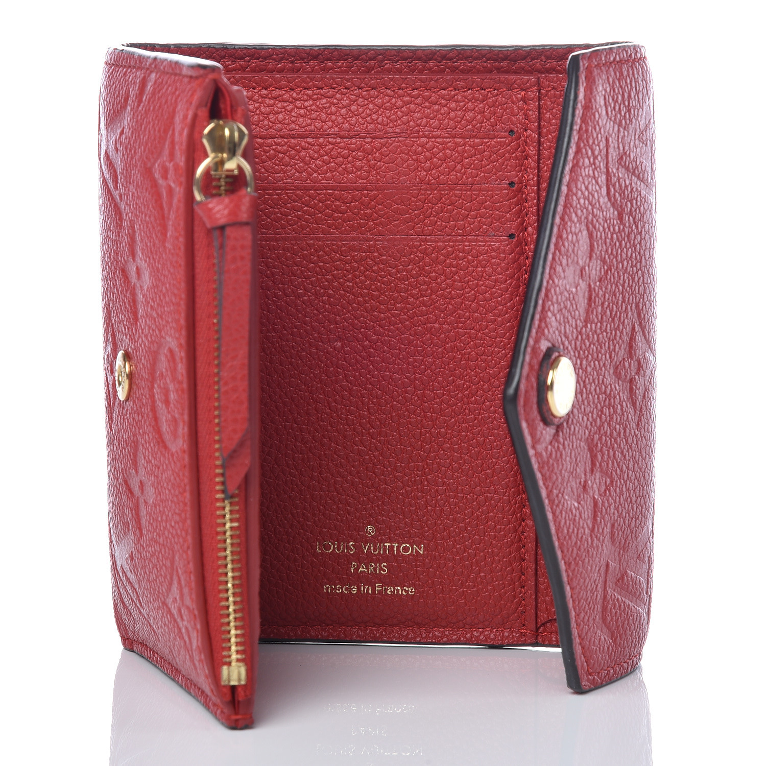 LOUIS VUITTON Empreinte Victorine Wallet Cerise 497286