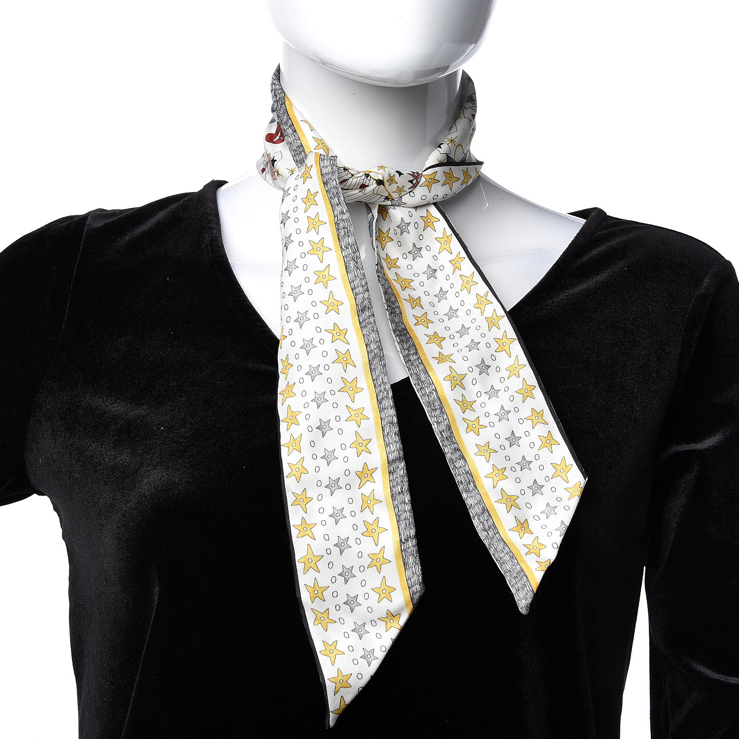 CHRISTIAN DIOR Silk L'Etoile Mitzah Scarf 497821