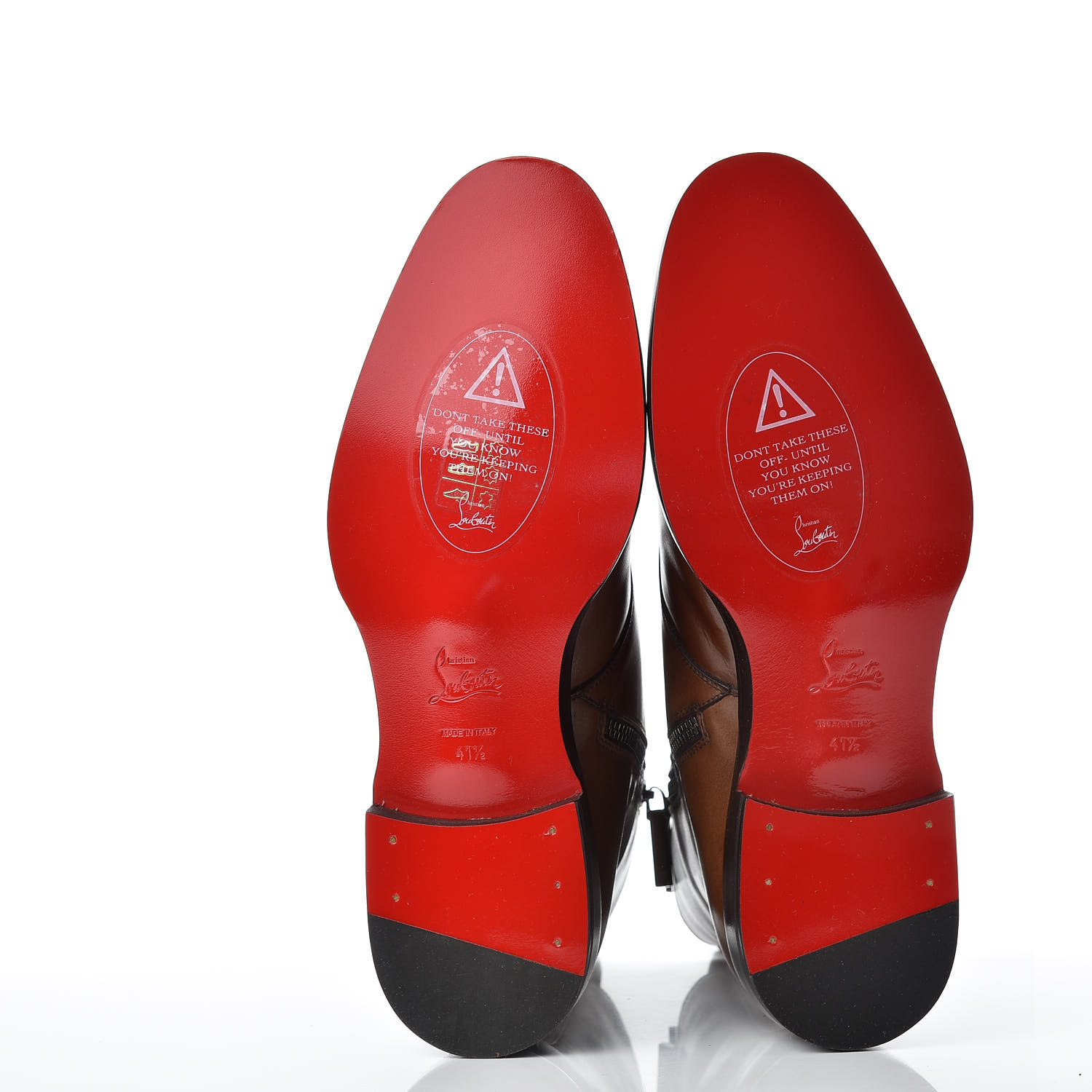 christian louboutin flat calf