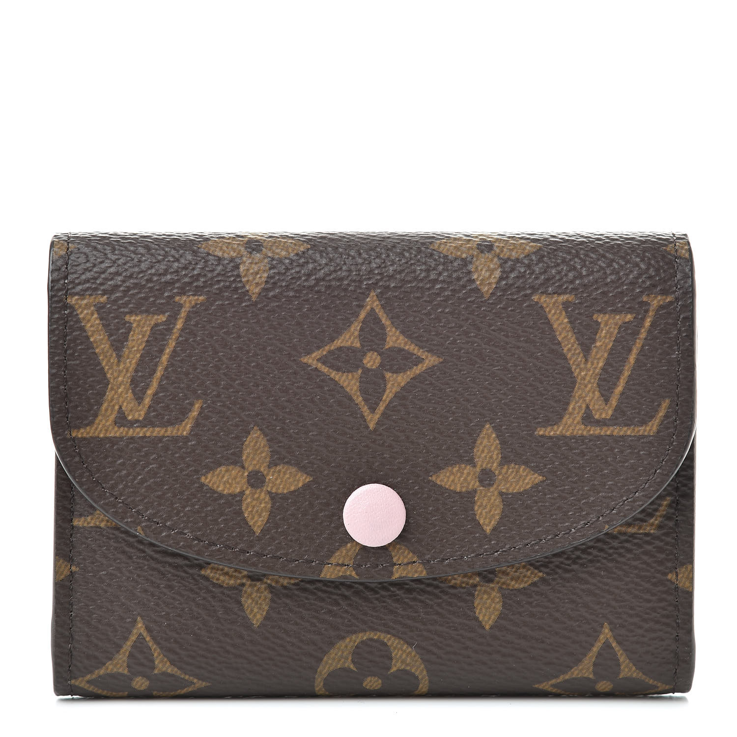 LOUIS VUITTON Monogram Rosalie Coin Purse Rose Ballerine 517077