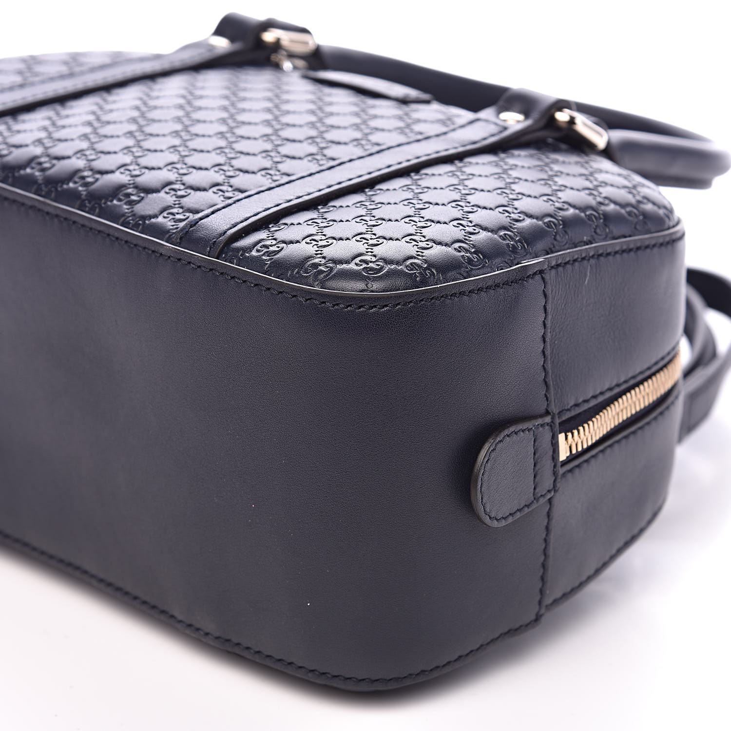 GUCCI Microguccissima Small Crossbody Bag Navy Blue 517343