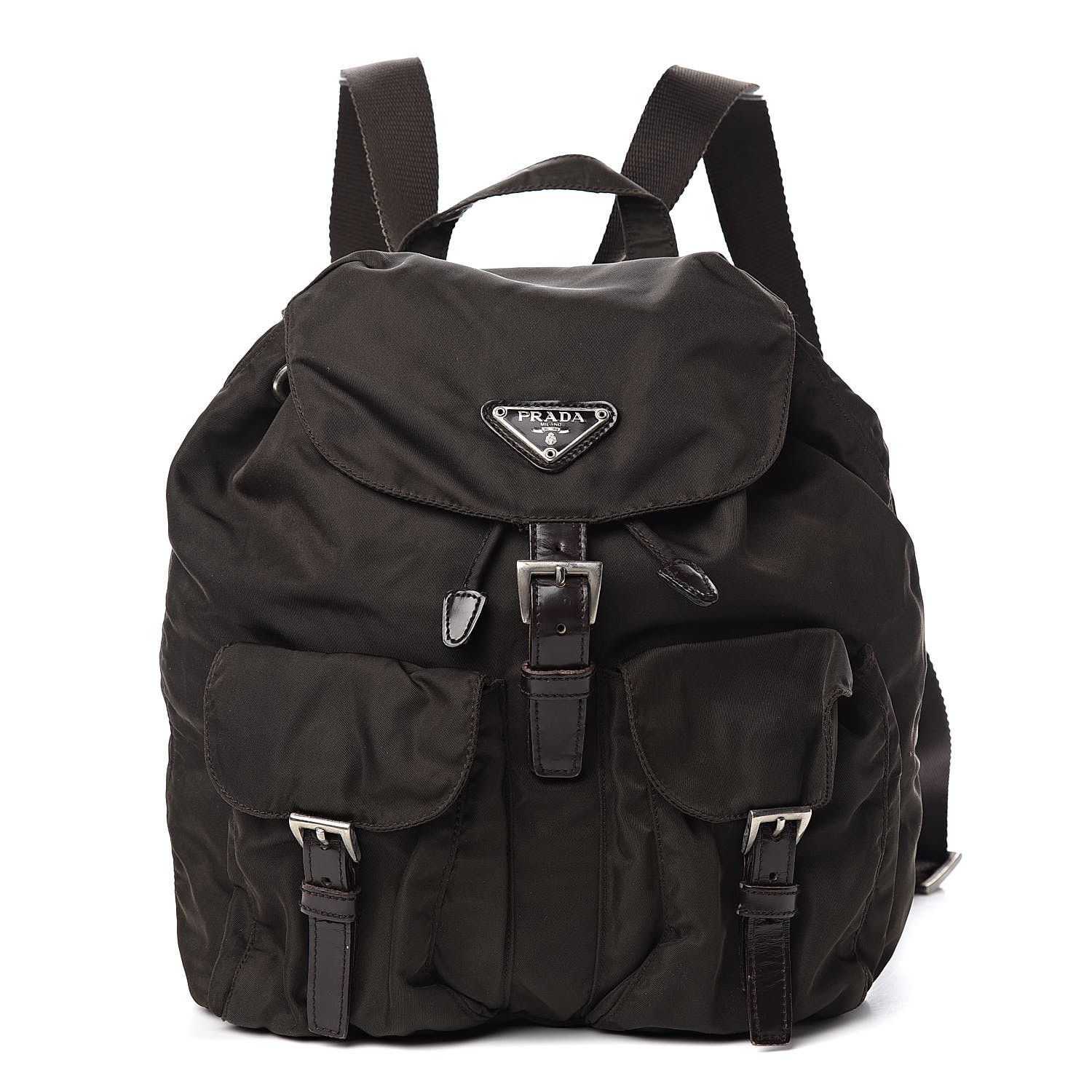 prada backpack brown