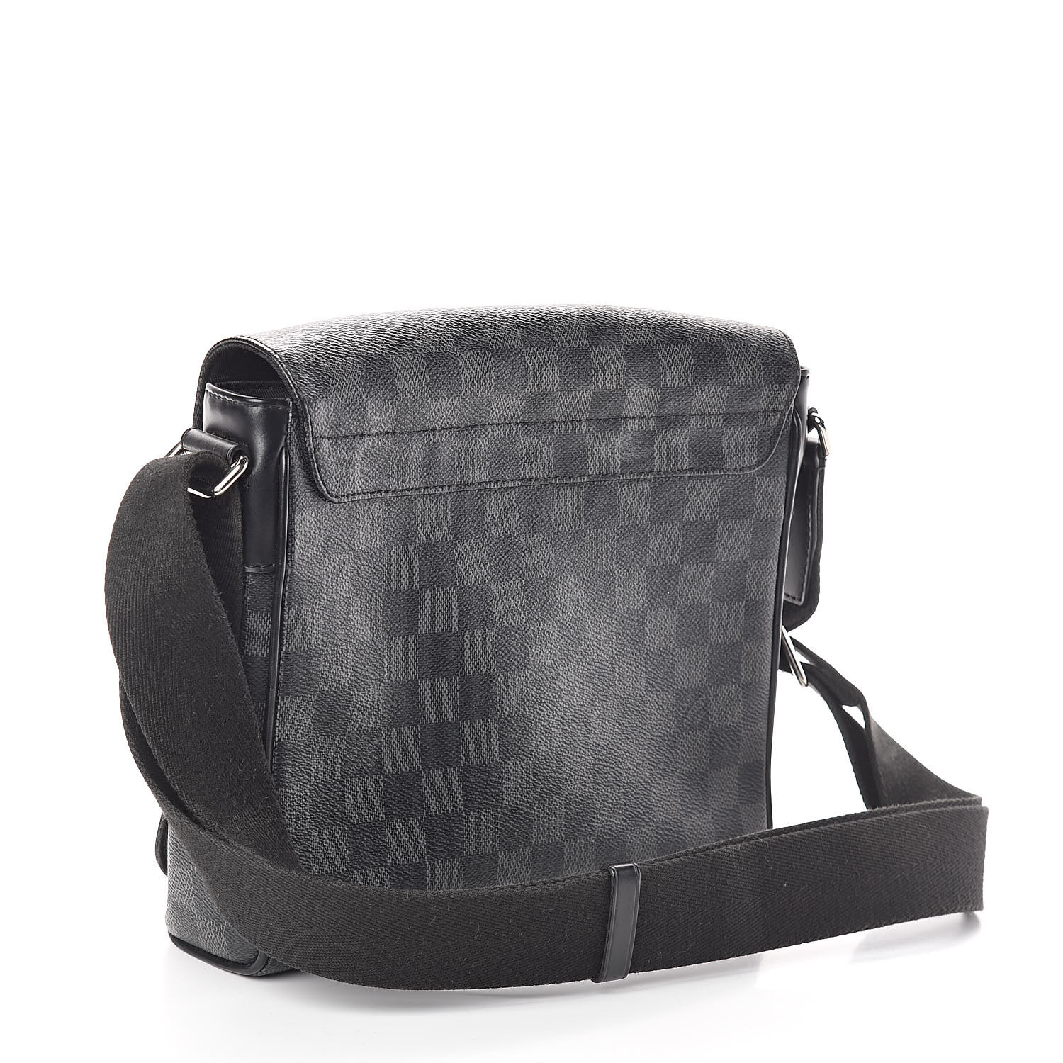 LOUIS VUITTON Damier Graphite District PM 504908