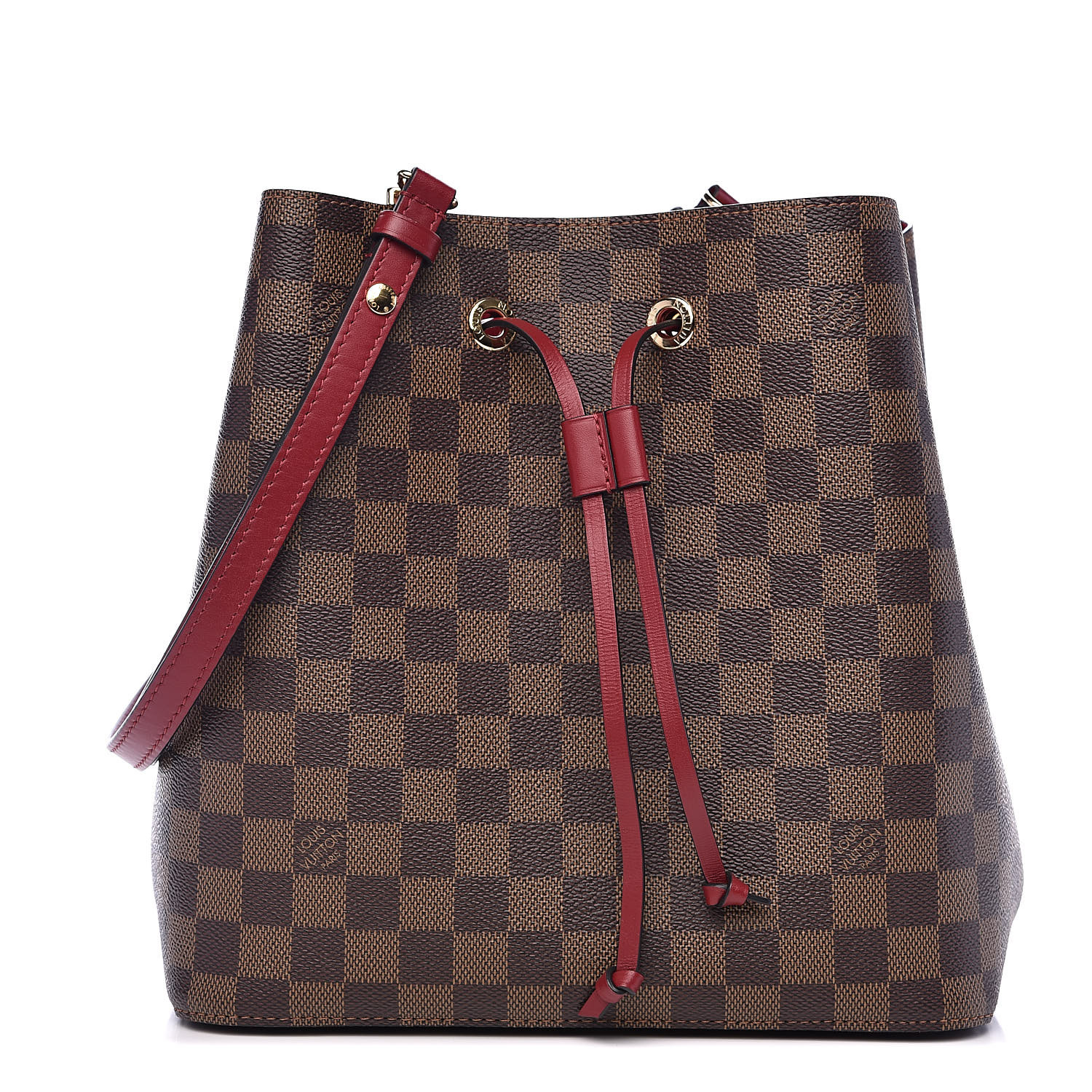 Sold at Auction: AUTHENTIC LOUIS VUITTON NOE BB DAMIER AZUR CANVAS