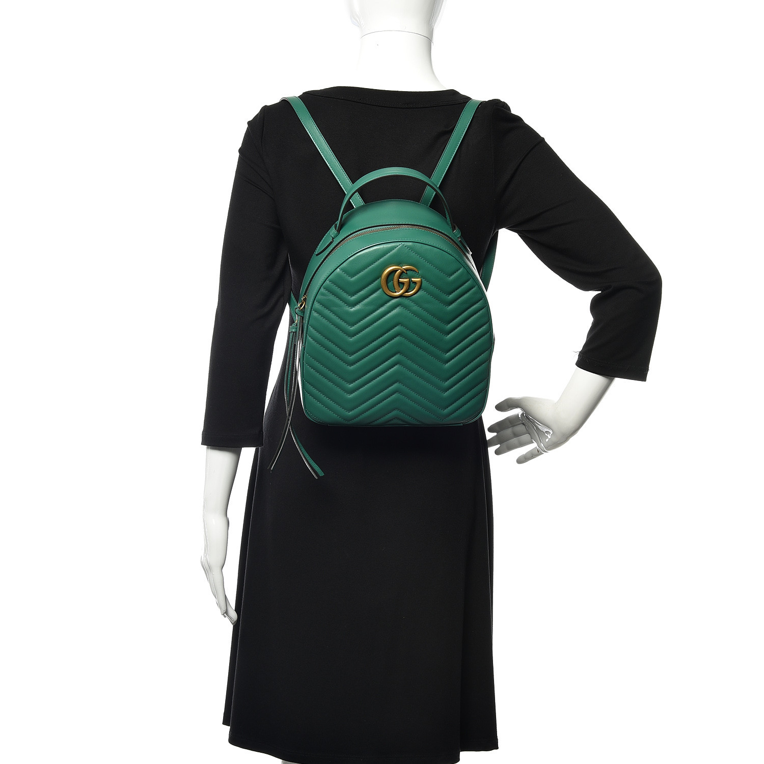 green gucci backpack