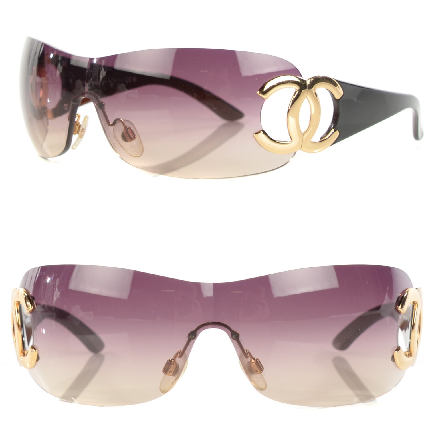 chanel frameless sunglasses