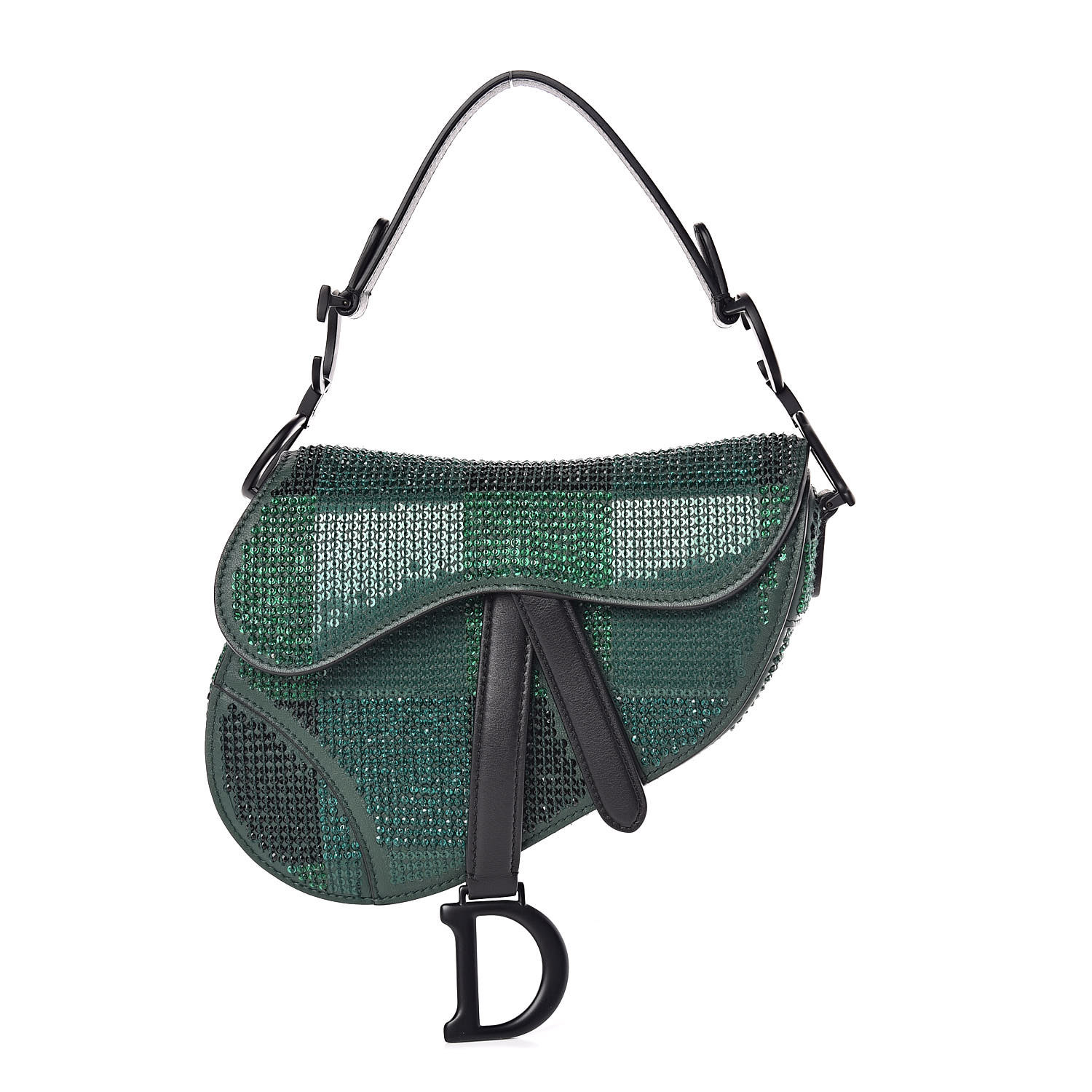green dior saddle bag