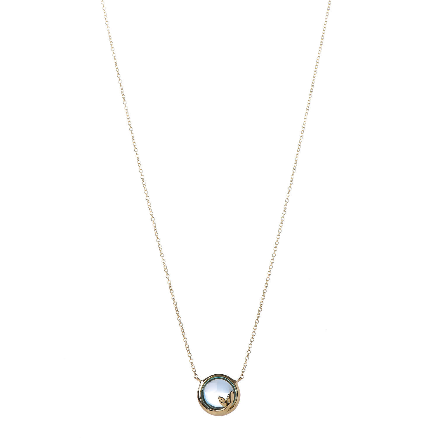 blue topaz necklace tiffany