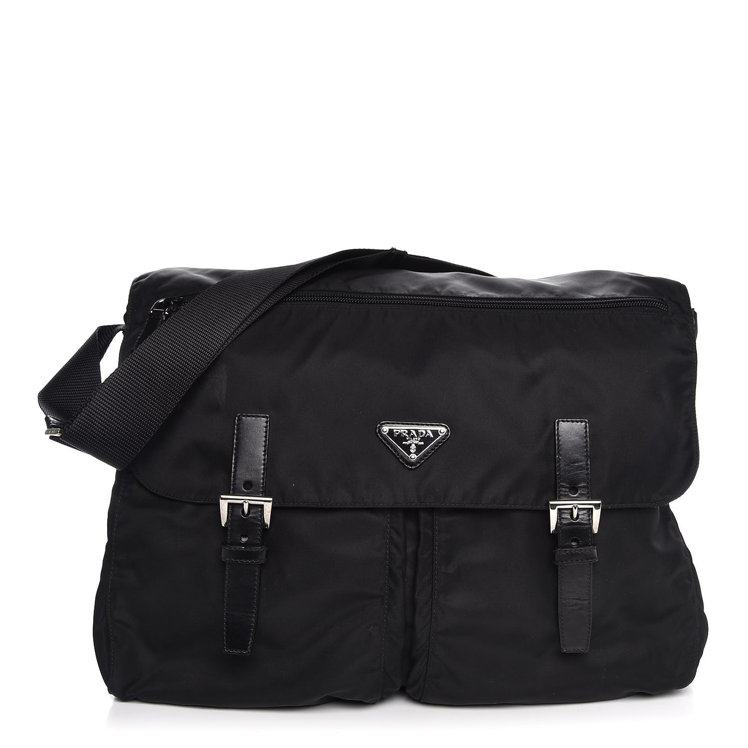 PRADA Nylon Vela Sport Messenger Bag 