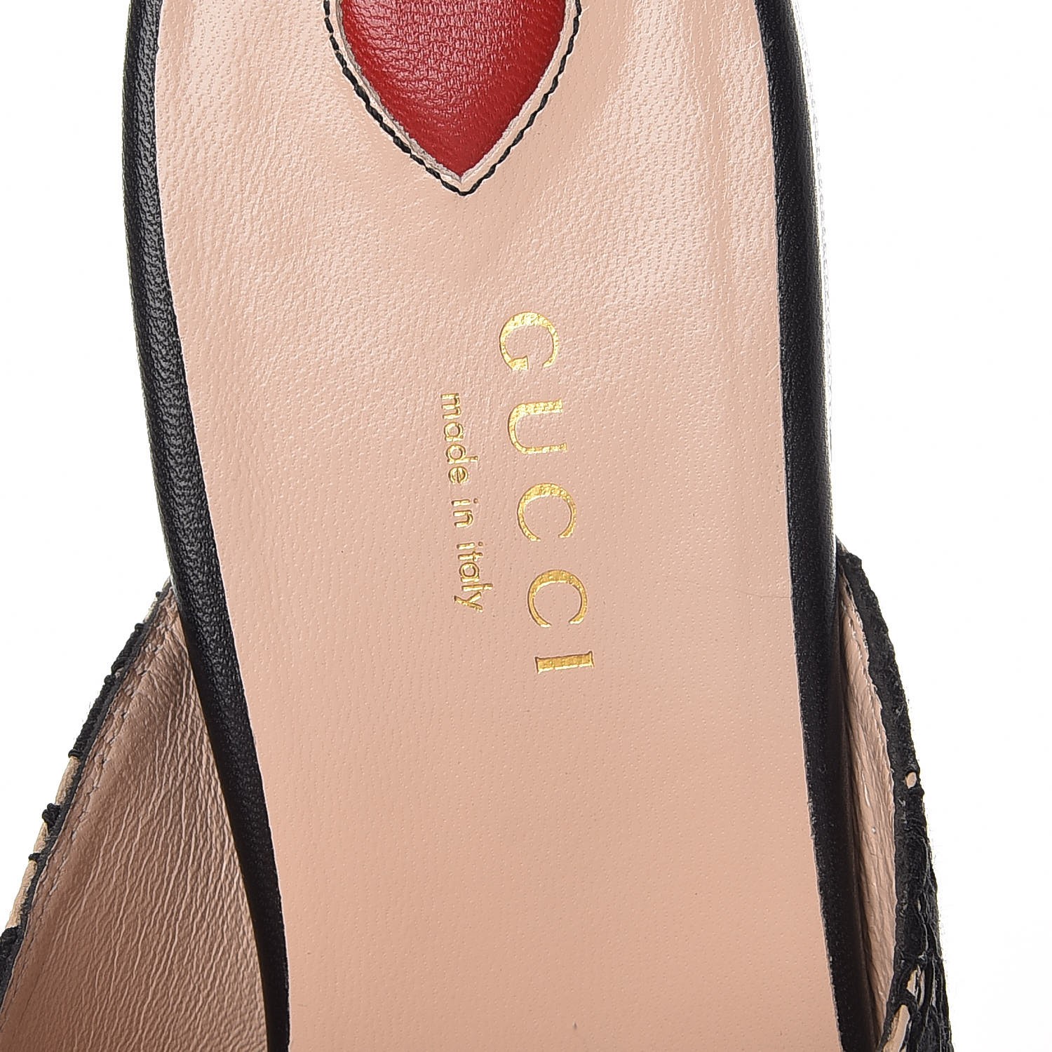 gucci princetown lace
