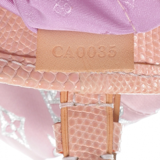 LOUIS VUITTON Monogram Glitter Cabas Pink 60065