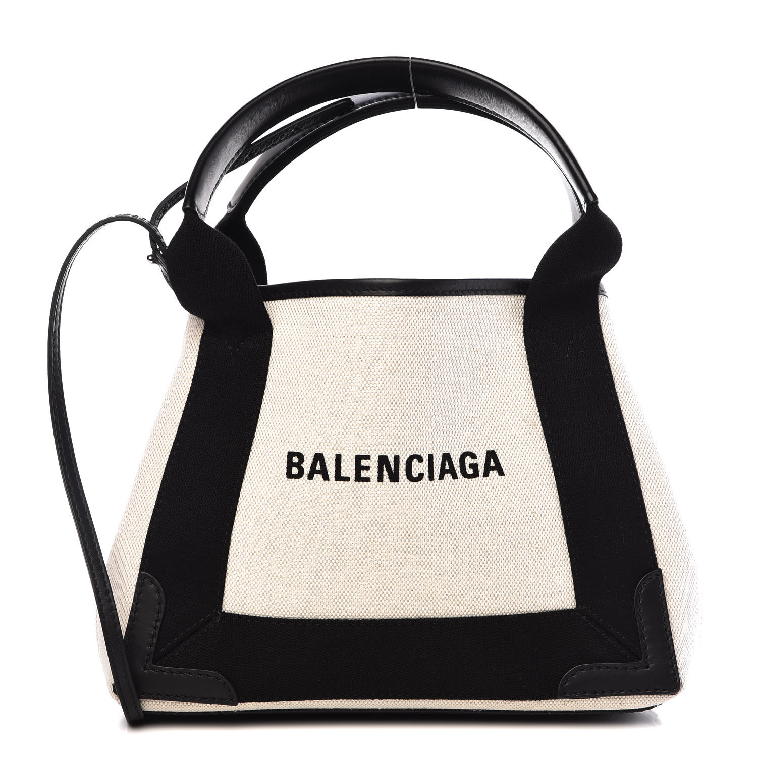 balenciaga navy cabas xs