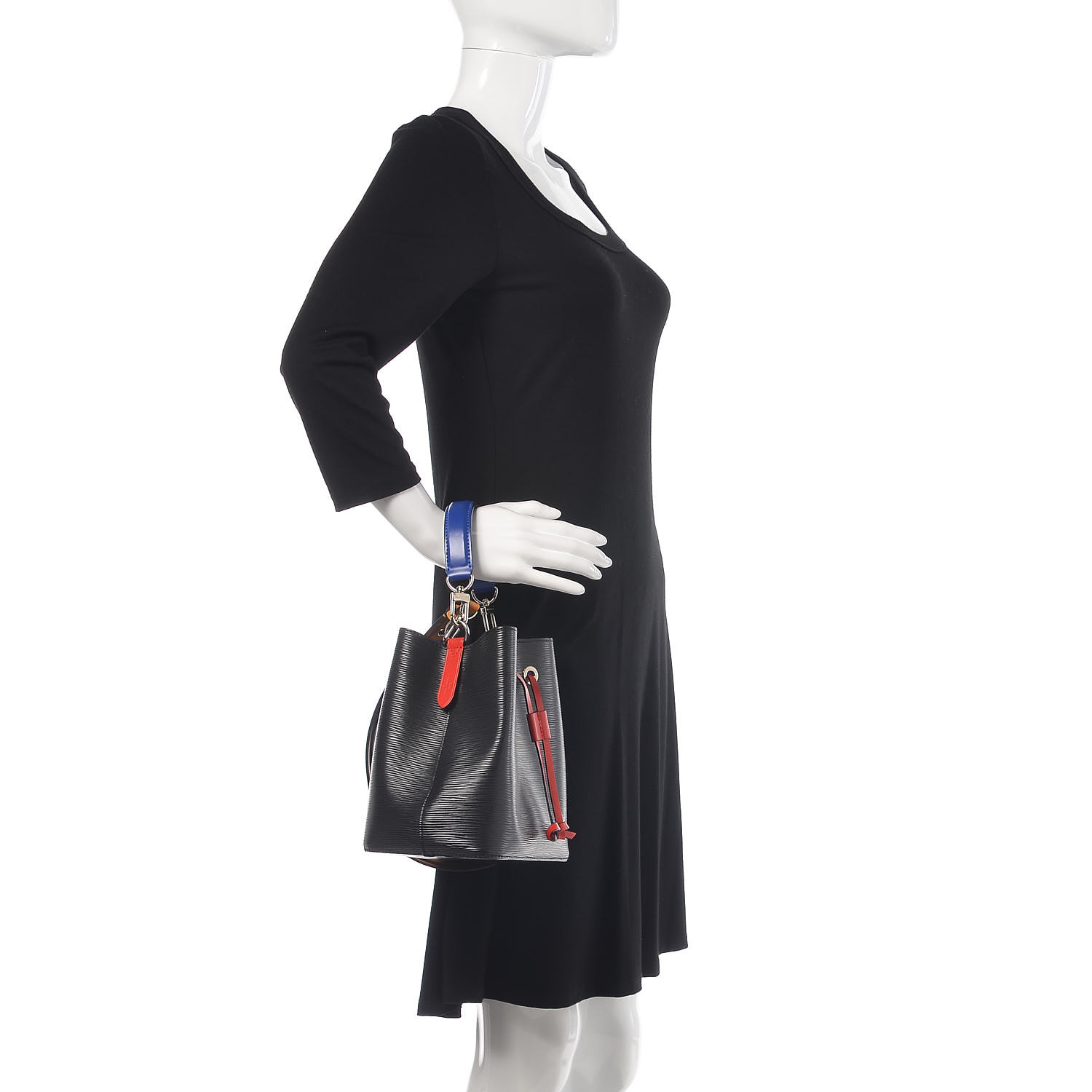 louis vuitton neonoe black epi LOUIS VUITTON Epi Neonoe BB Black Safran 391034