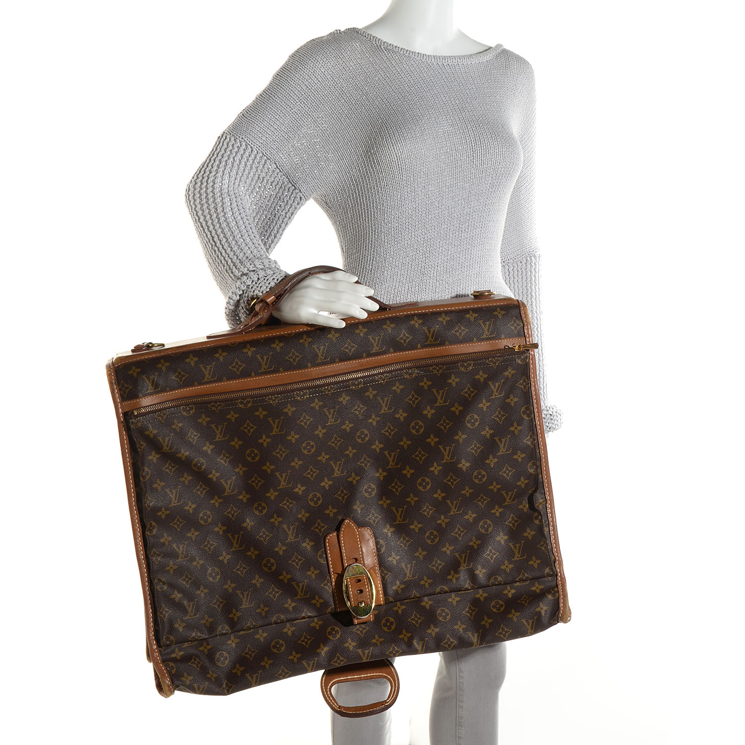 LOUIS VUITTON Monogram Saks Garment Carrier Bag 89793