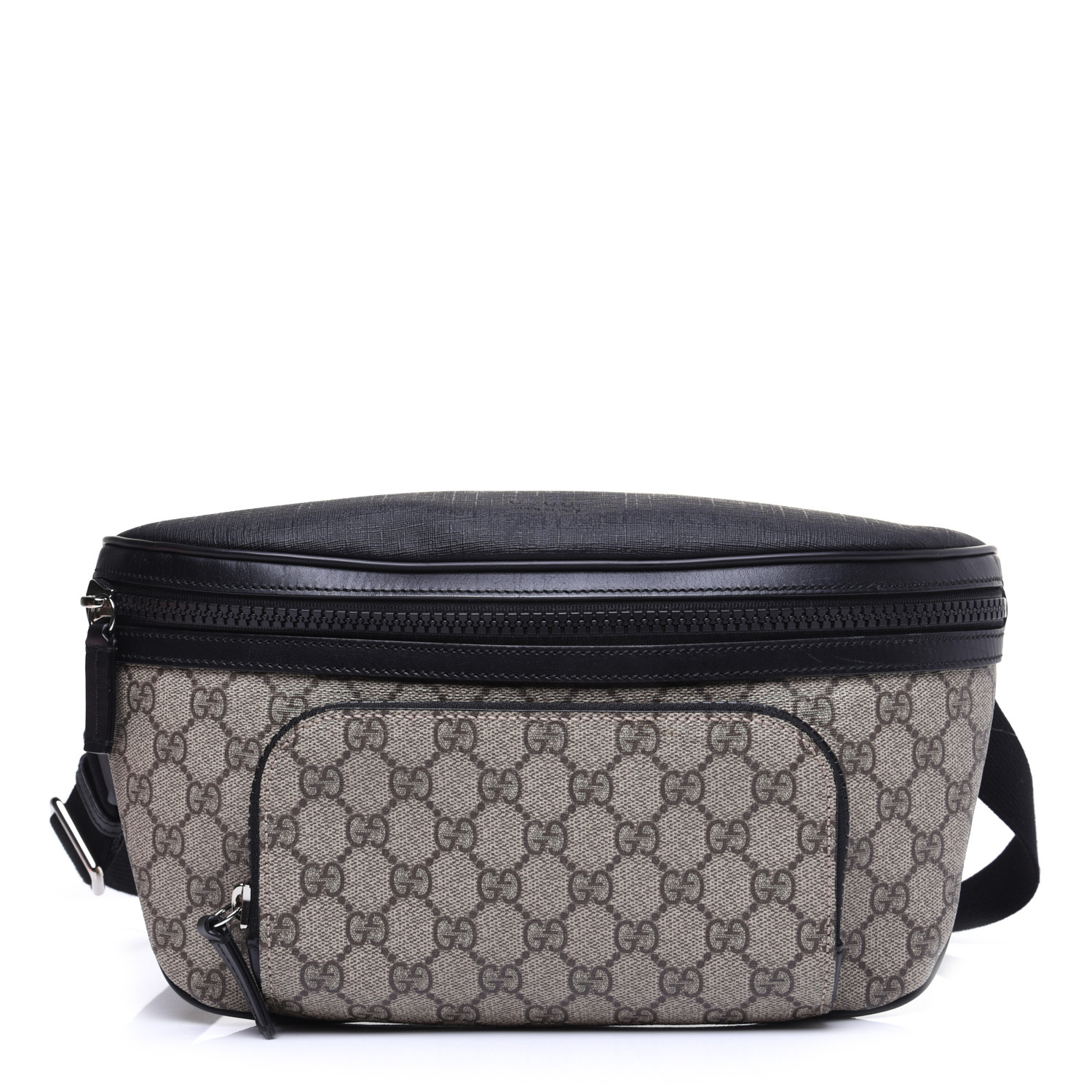 gucci gg supreme belt bag black