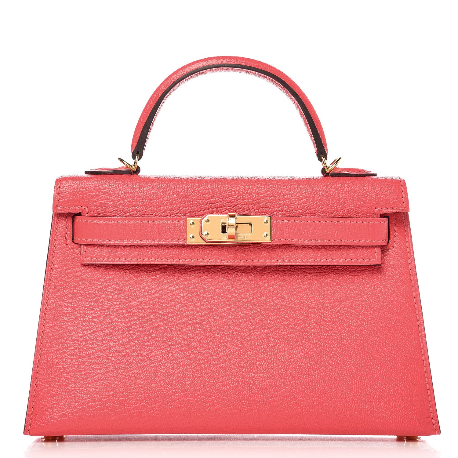 HERMES Chevre Mysore Mini Kelly Sellier 