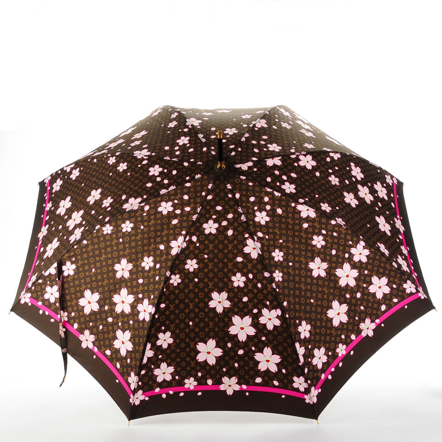 LOUIS VUITTON Monogram Cherry Blossom Parasol Parapluie Umbrella 134795