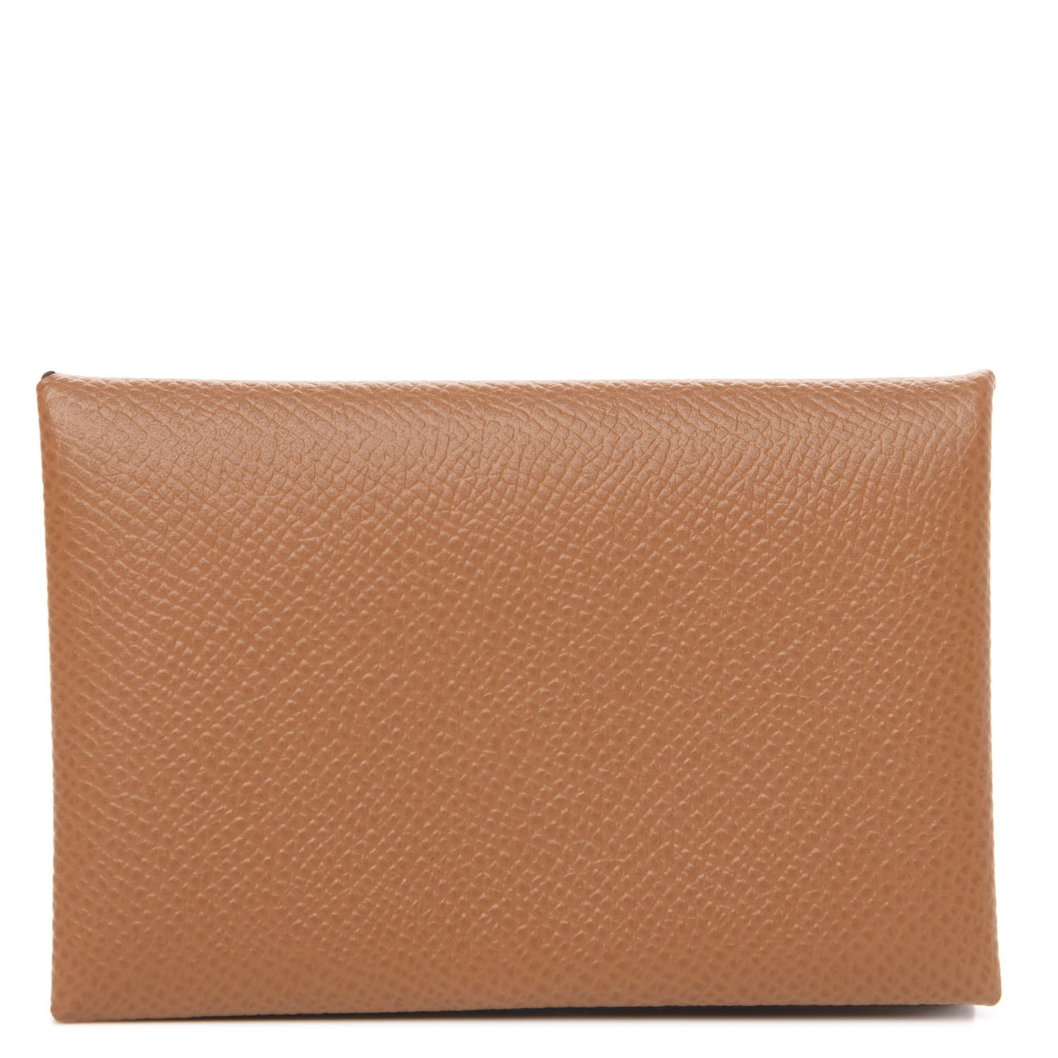 HERMES Epsom Calvi Card Case Gold 591539