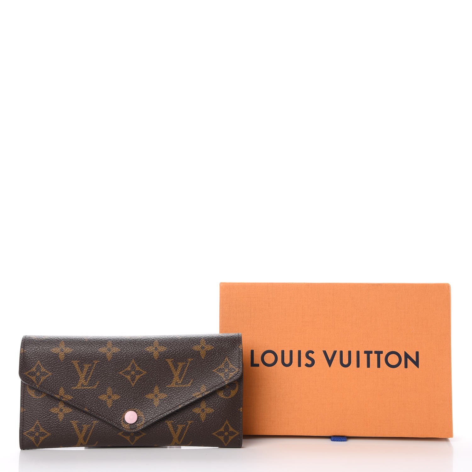 Authentic Louis Vuitton orange epi leather Josephine wallet insert