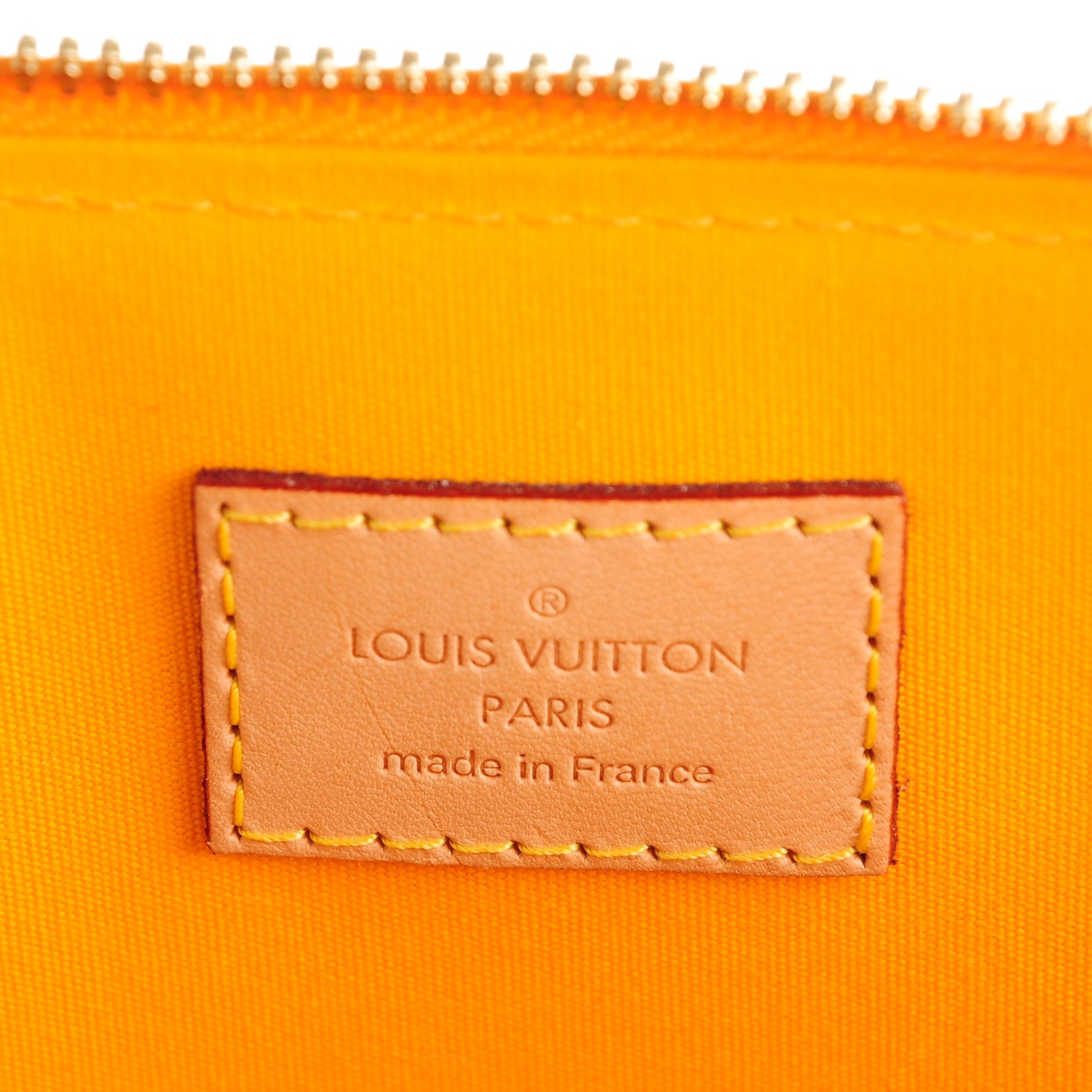 Louis Vuitton Vernis Alma Bb Jaune Passion