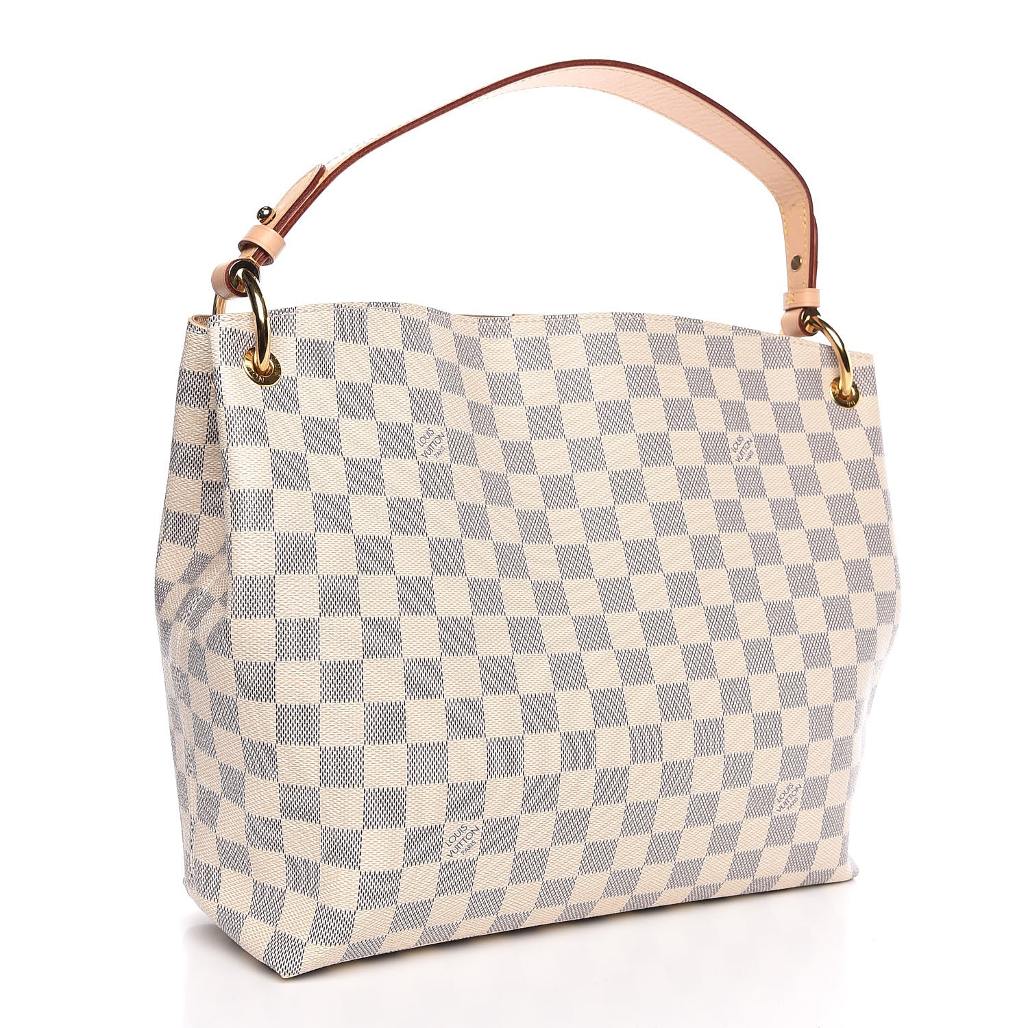 LOUIS VUITTON Damier Azur Graceful PM Beige 338122