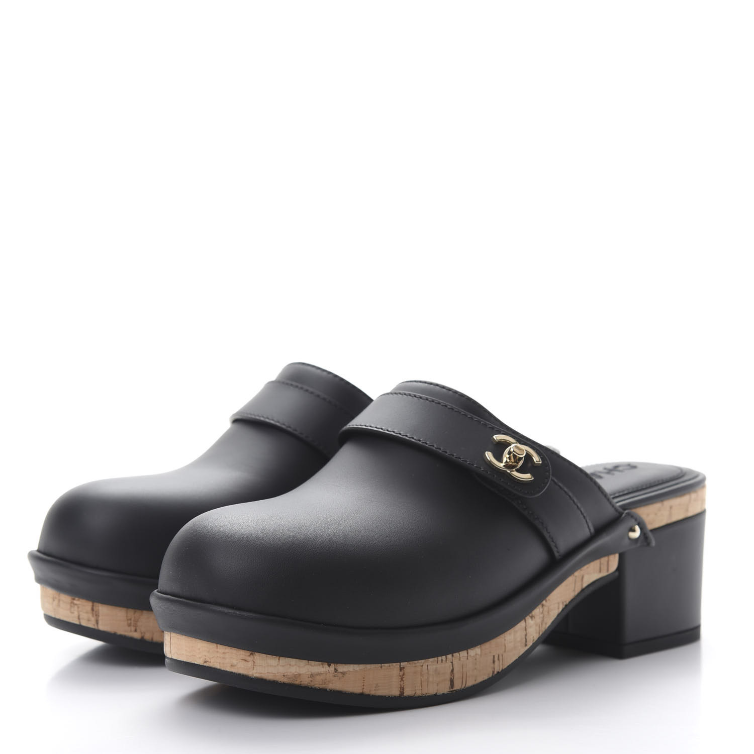 chanel turn lock loafer