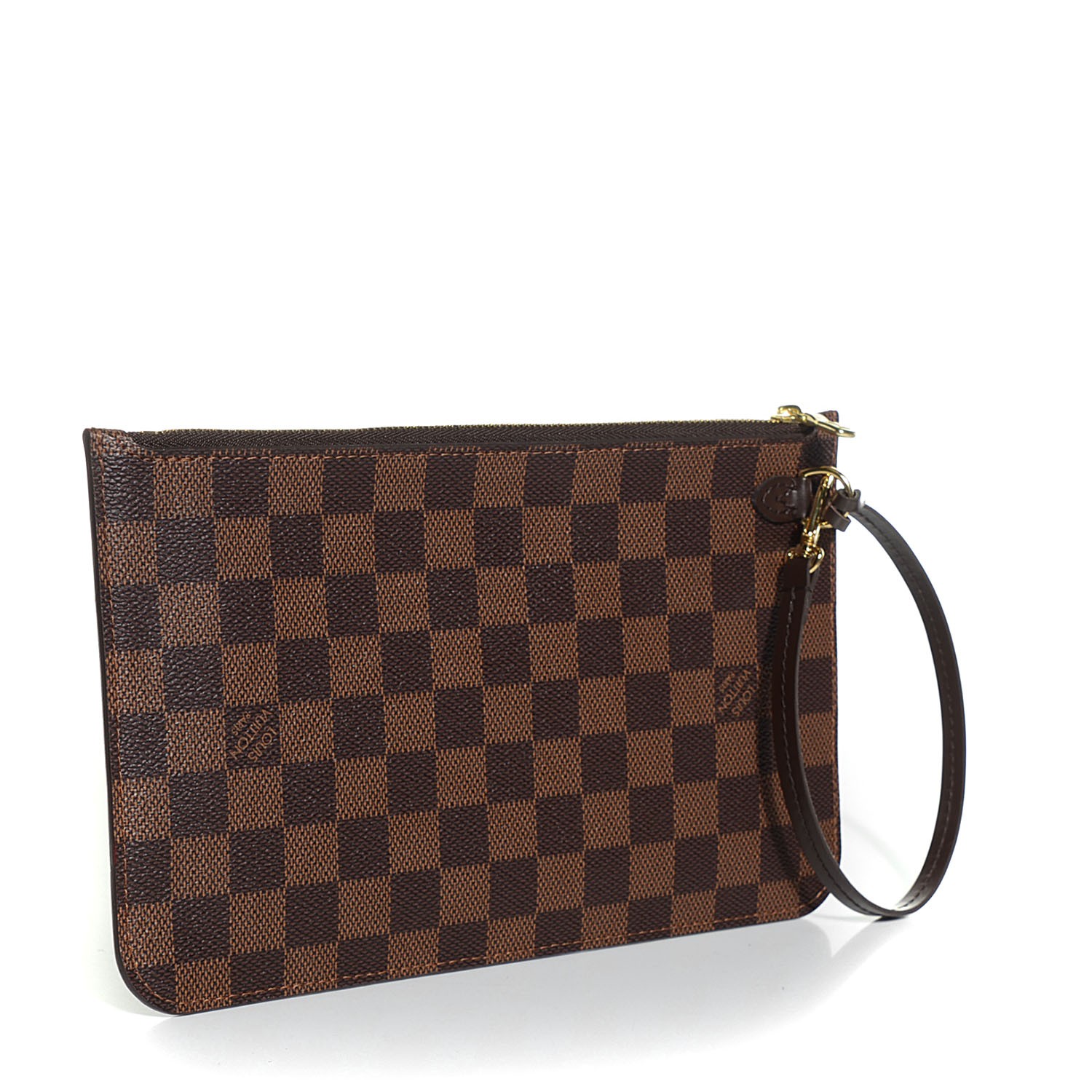 LOUIS VUITTON Damier Ebene Neverfull MM GM Pochette 107532