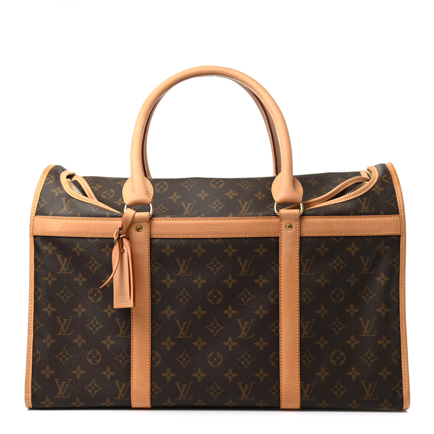 louis vuitton dog carrier monogram 50 brown