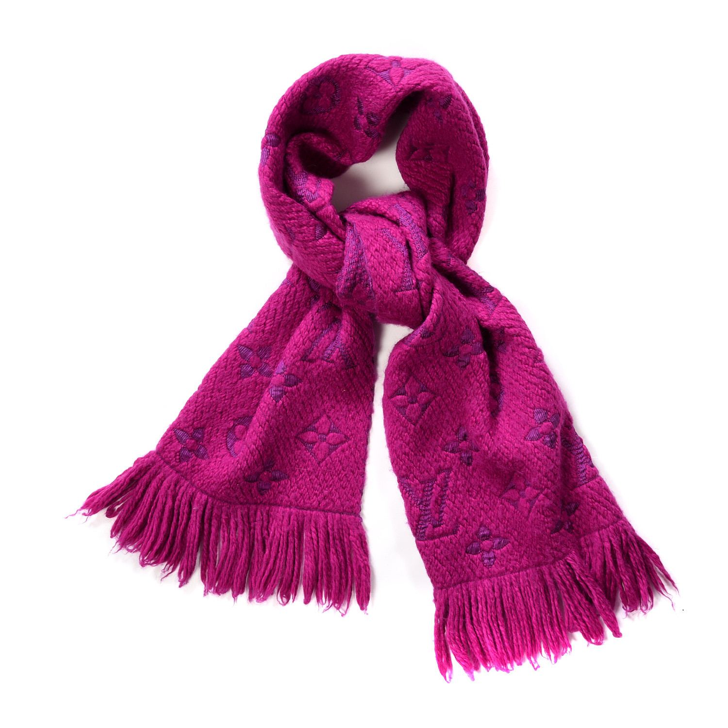 louis vuitton purple scarf
