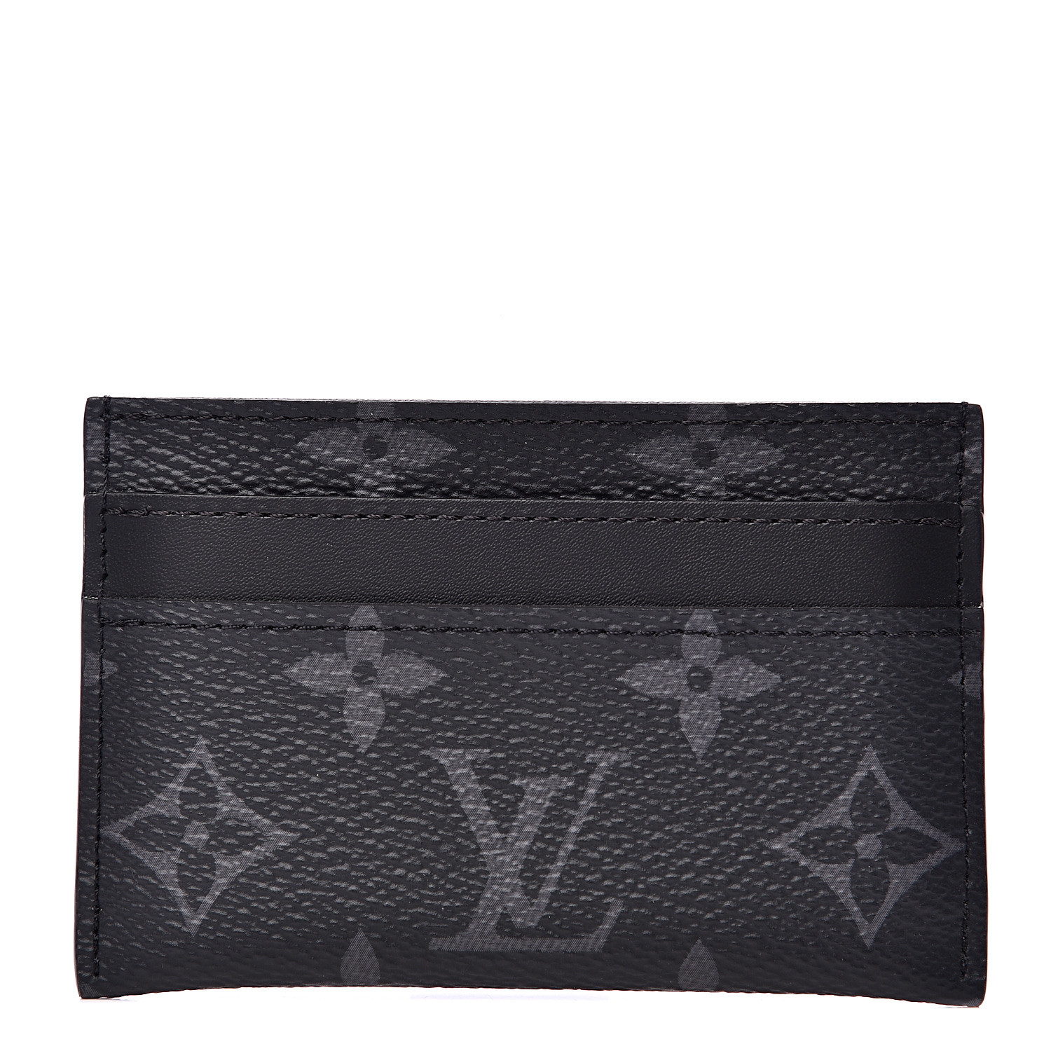 LOUIS VUITTON Monogram Eclipse Porte-Cartes Double Card Holder 536325