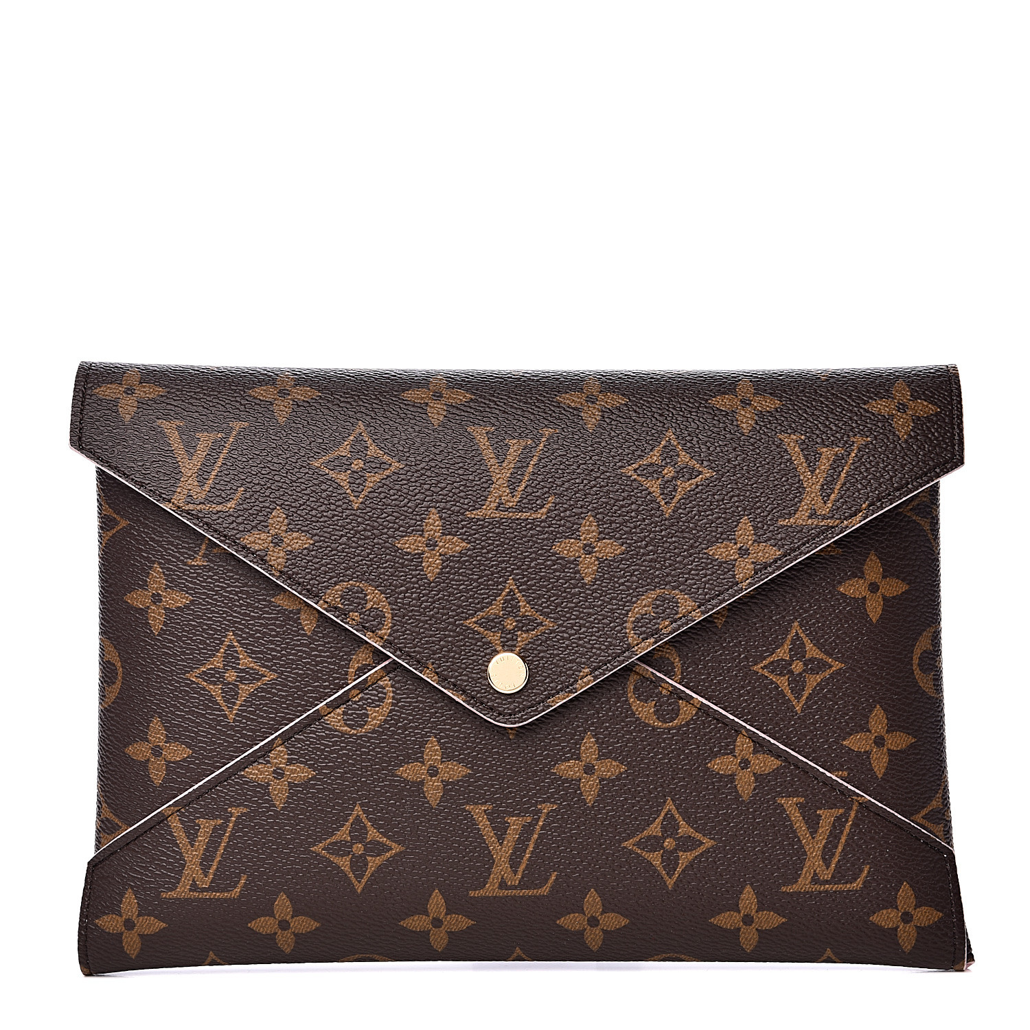 LOUIS VUITTON Monogram Large Kirigami Pochette Insert Rose Ballerine 535685