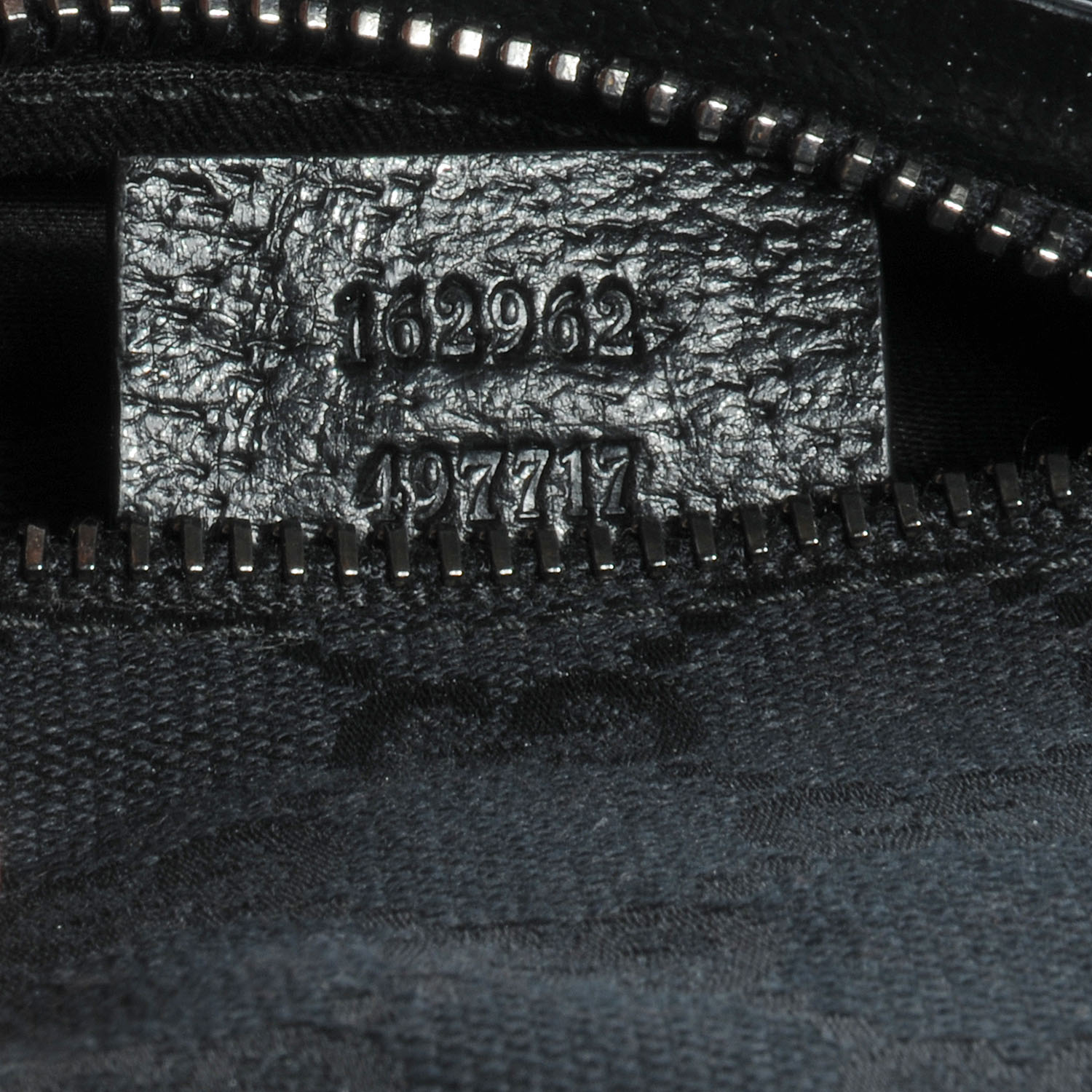 GUCCI Monogram GG Fanny Pack Belt Bag Black 59661