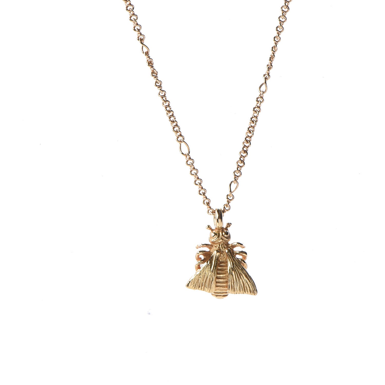 gucci gold bee necklace