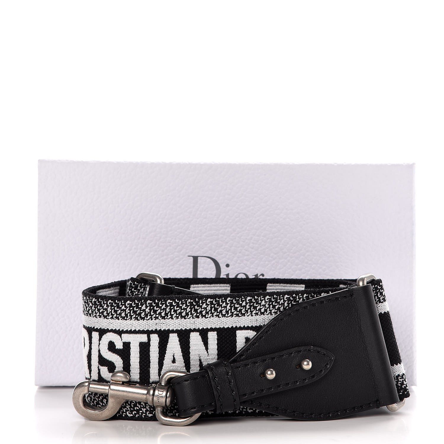 white leather bag strap