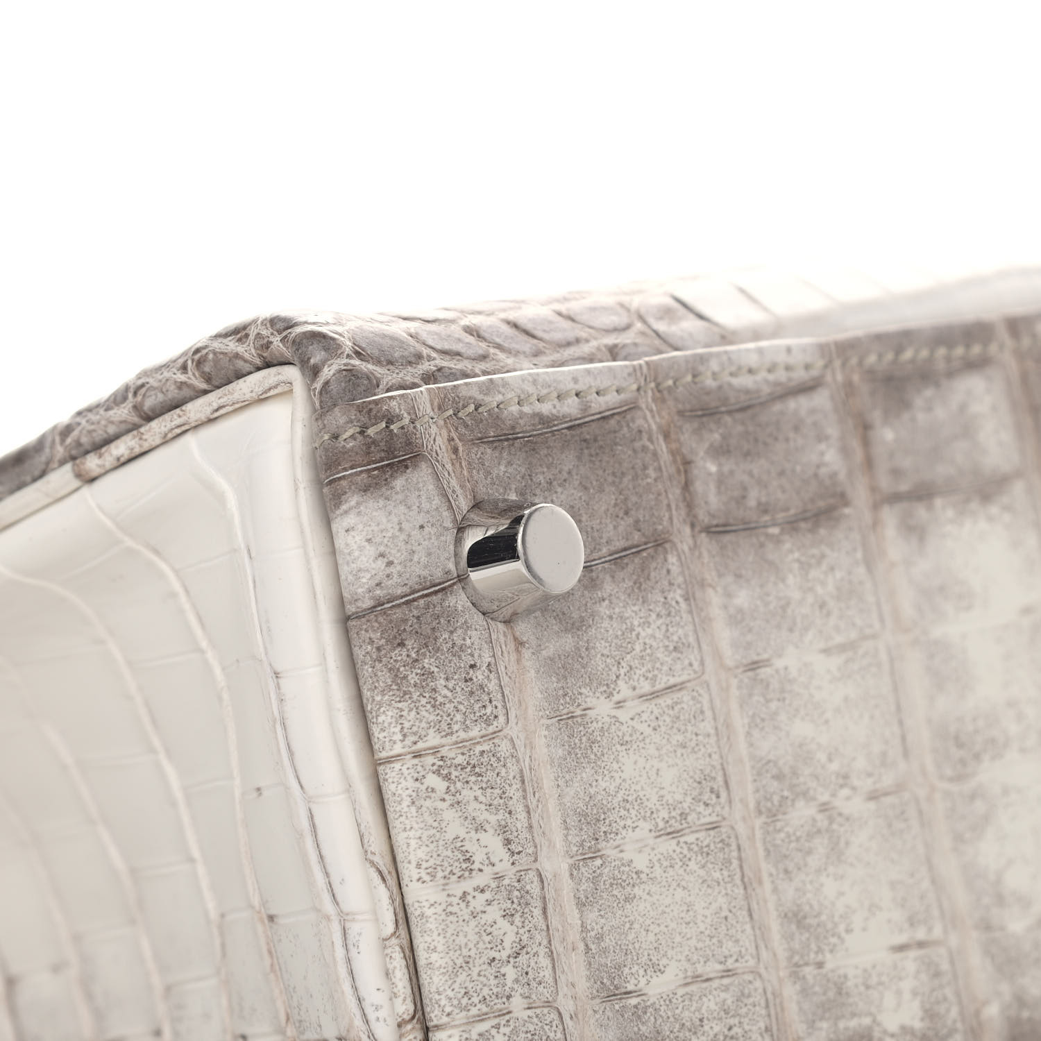 hermès himalaya niloticus crocodile retourné kelly 25